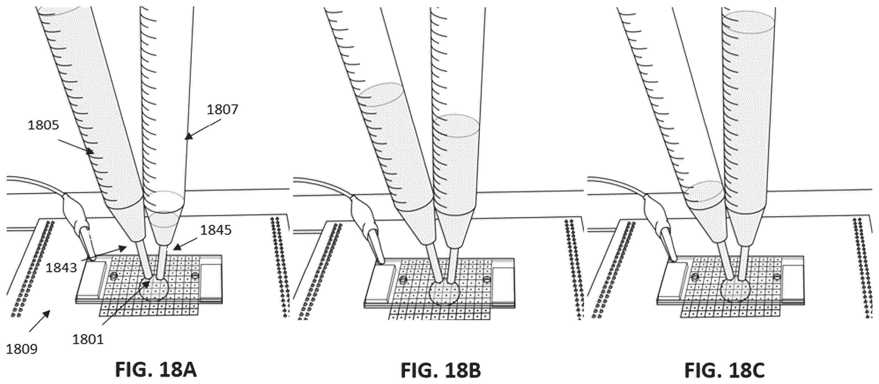 Patent US12551895 Figure 14 – Multi-cartridge digital microfluidics apparatuses and methods of use