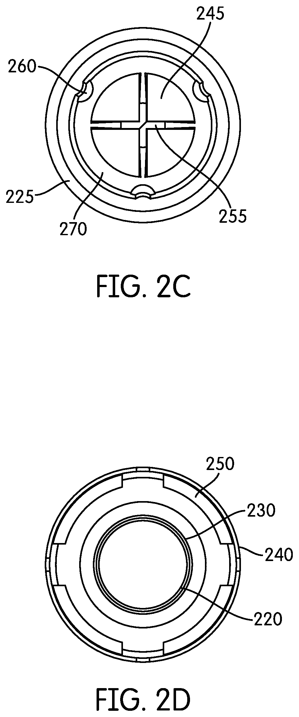 Patent US12551896 Figure 4 – Cap having a ribbed inner surface