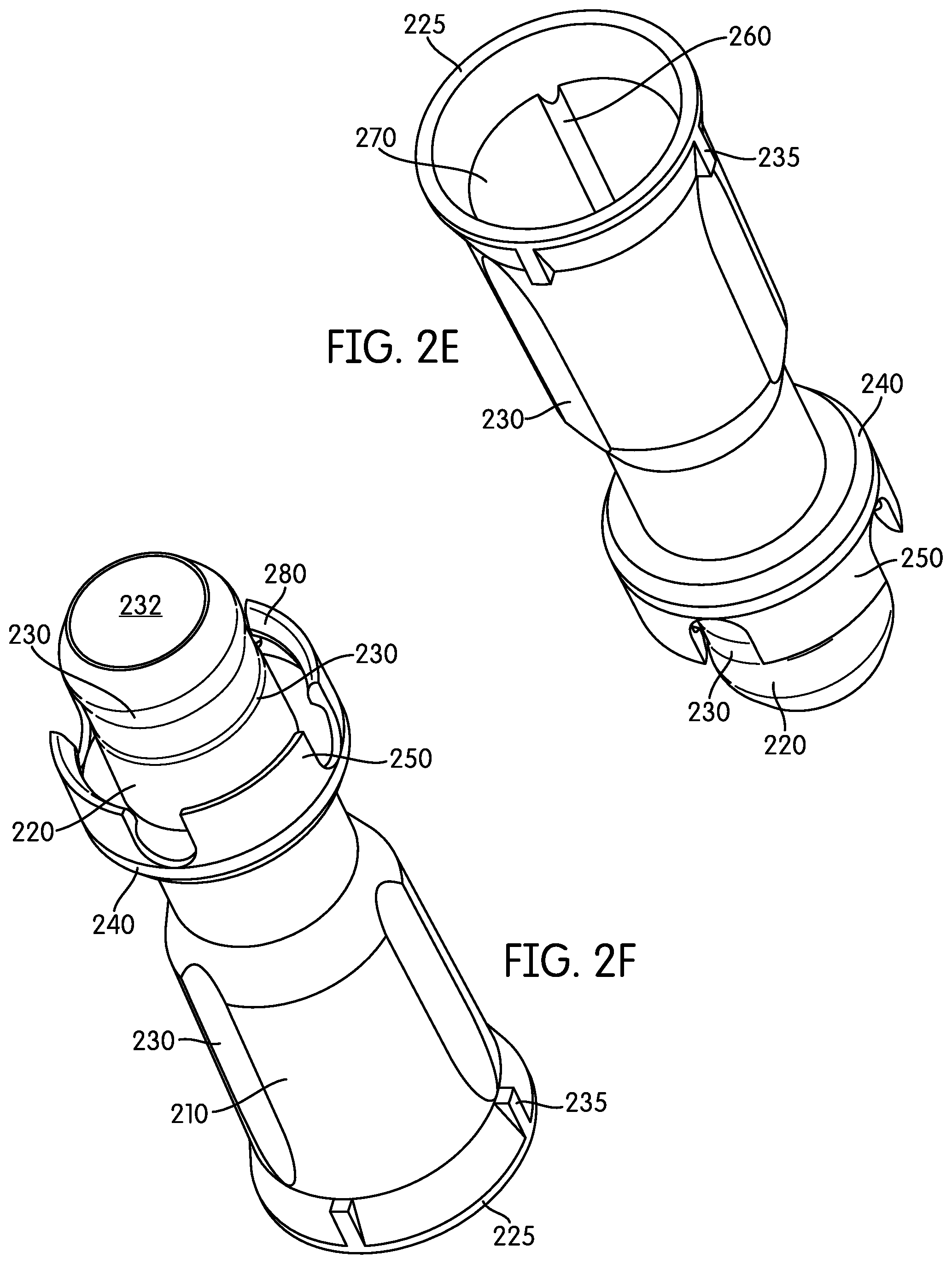 Patent US12551896 Figure 5 – Cap having a ribbed inner surface