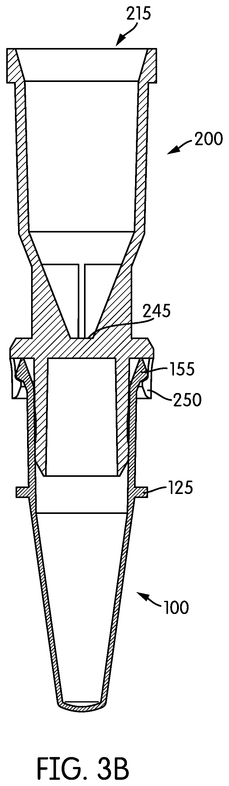Patent US12551896 Figure 7 – Cap having a ribbed inner surface