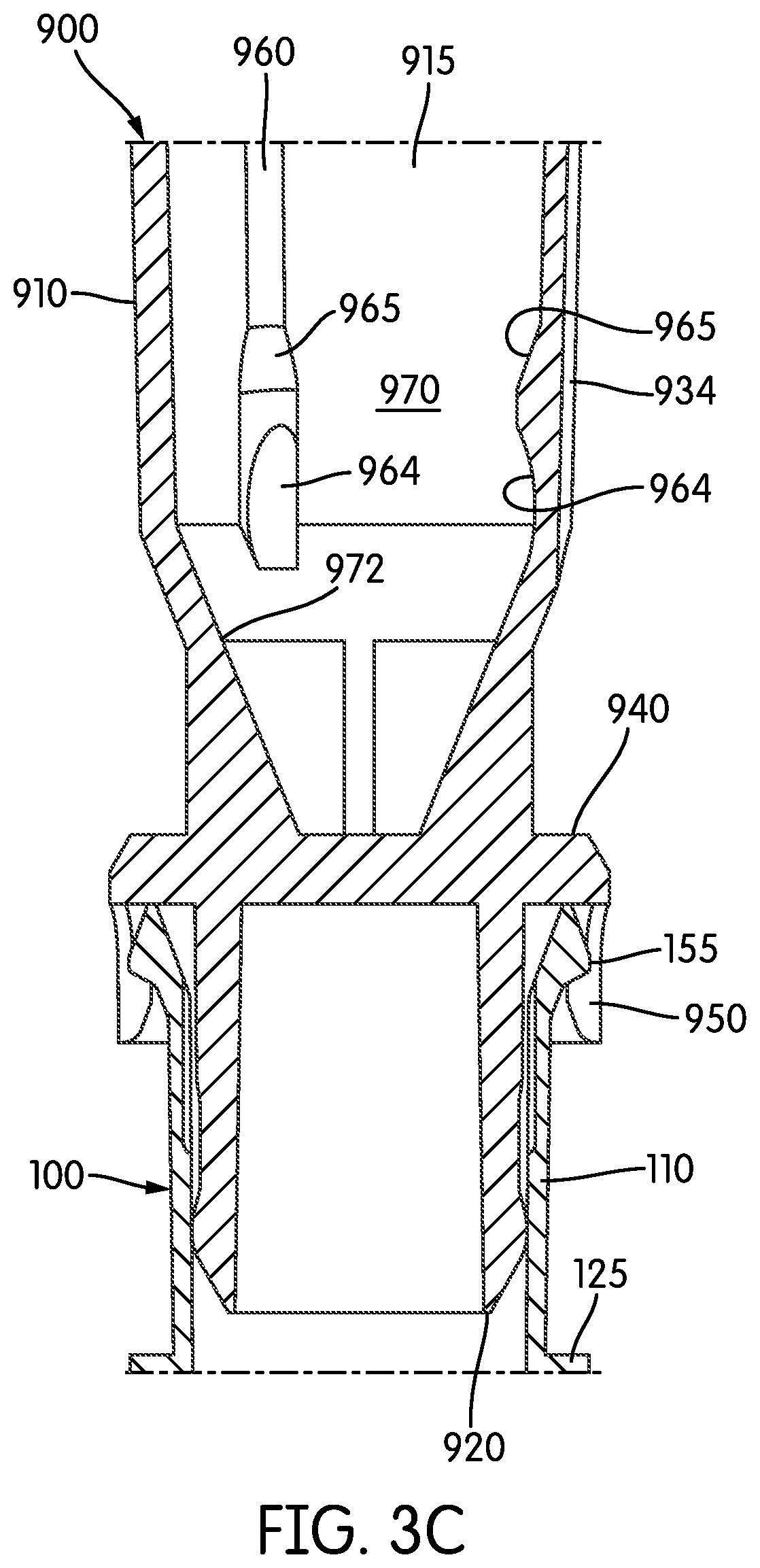 Patent US12551896 Figure 8 – Cap having a ribbed inner surface