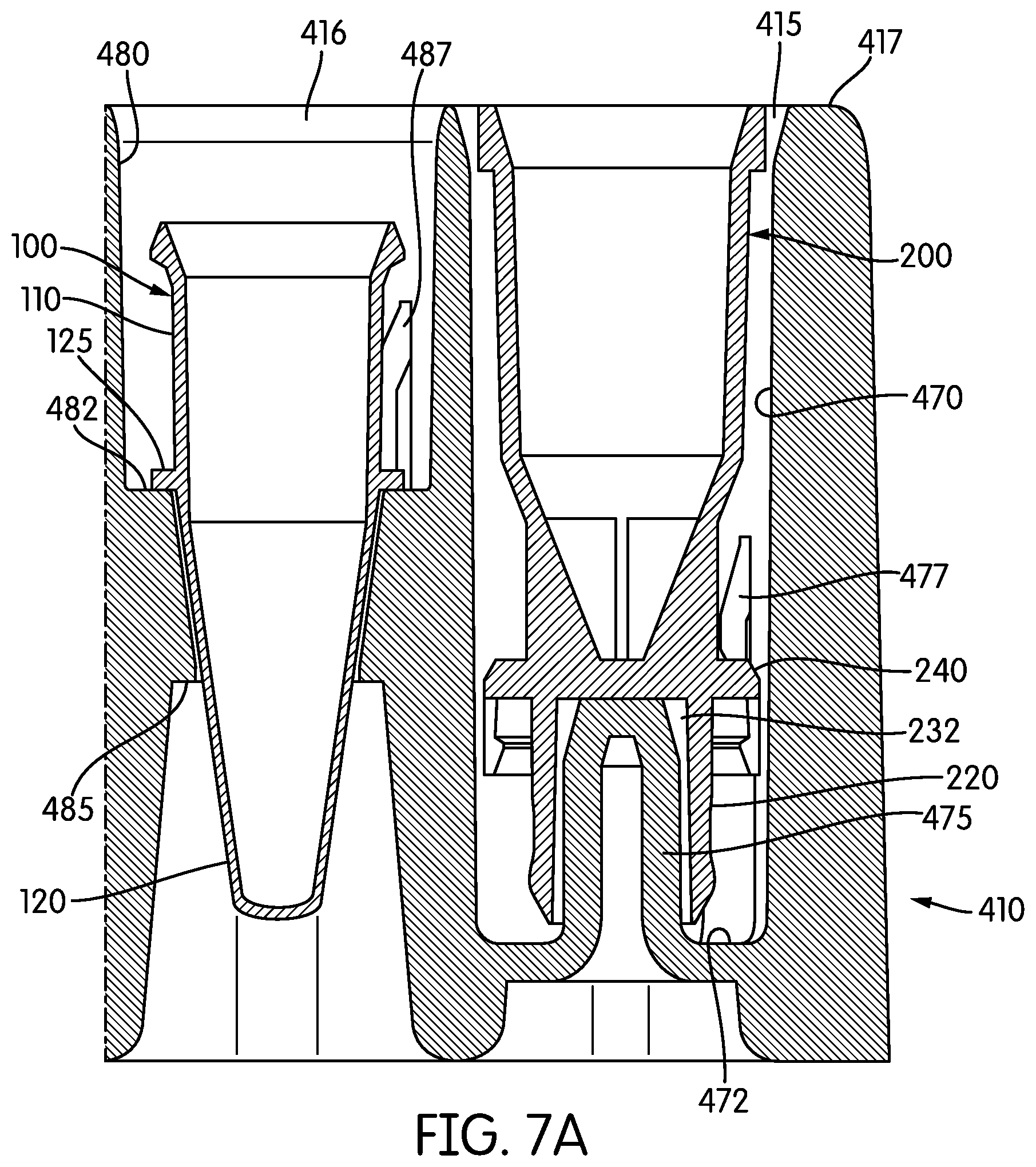 Patent US12551896 Figure 18 – Cap having a ribbed inner surface