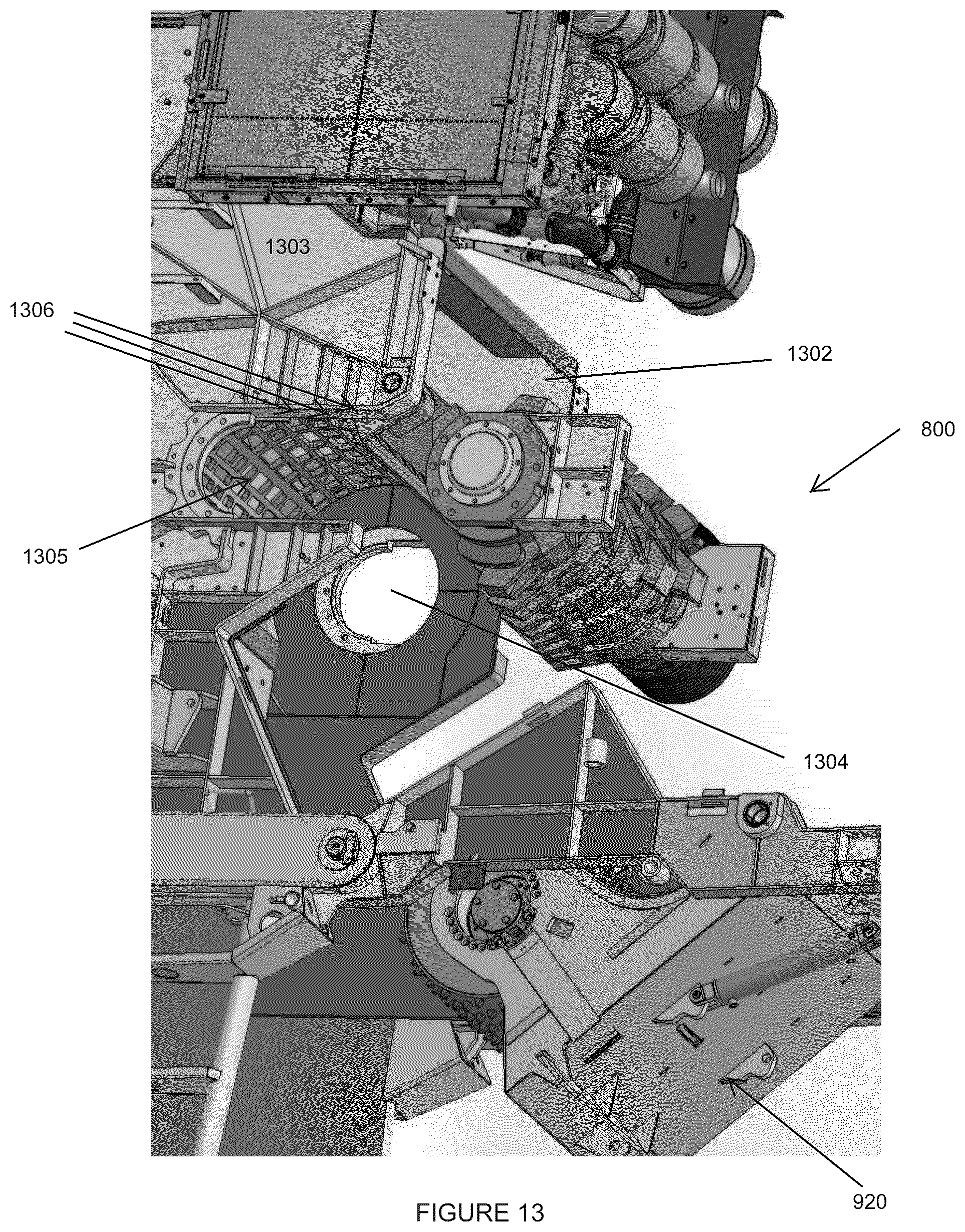 Patent US12551900 Figure 8 – System and method for replacing a rotor in a machine for grinding and chipping