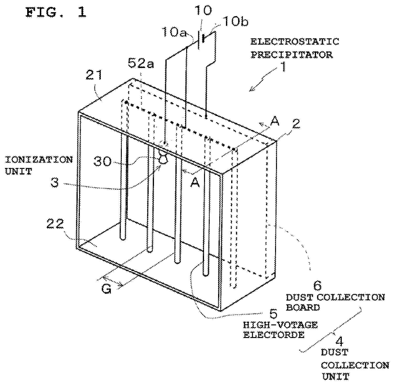Patent US12551902 Figure 1 – Electrostatic precipitator