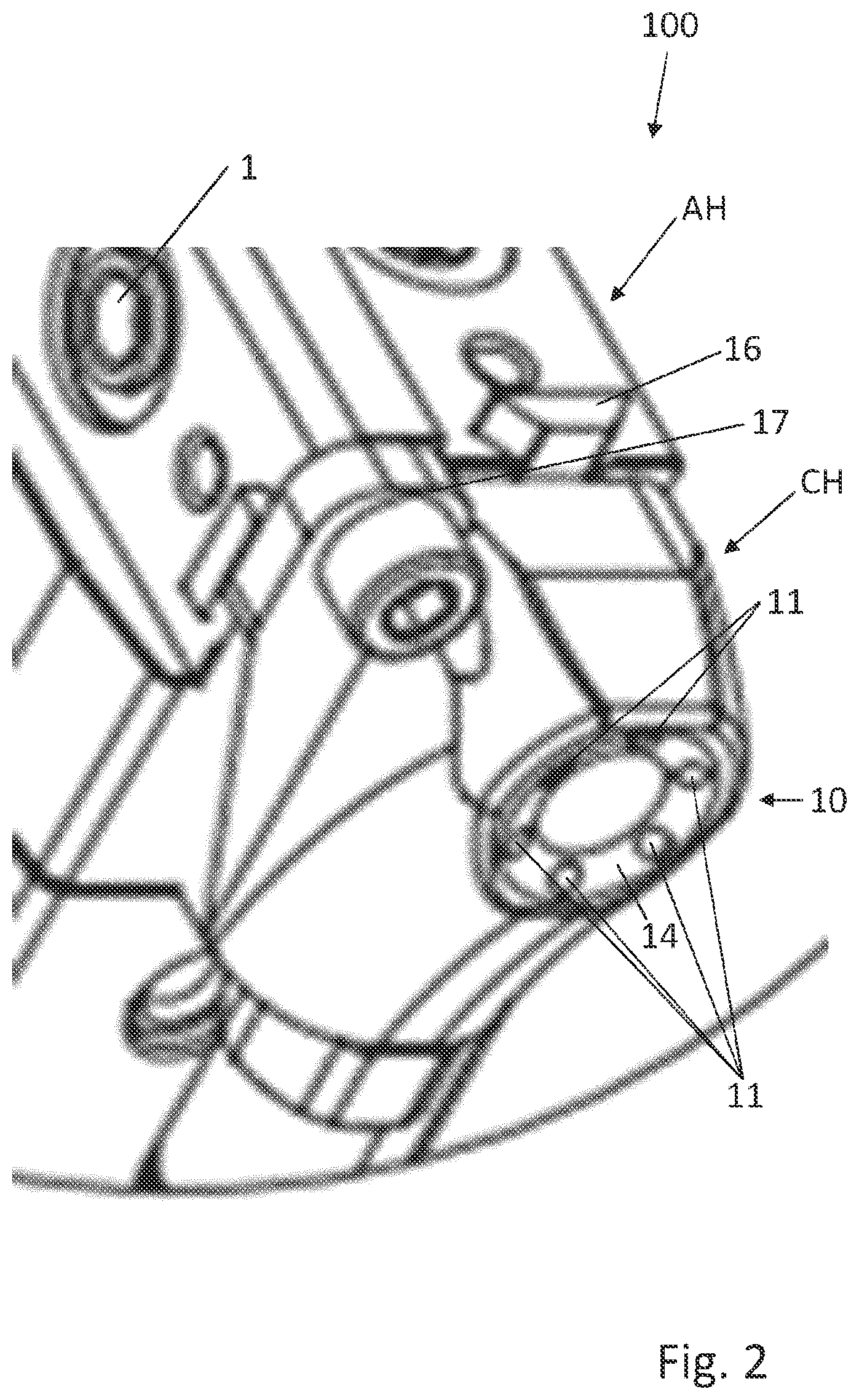 Patent US12551906 Figure 2 – Device for applying an application agent and comprising a cleaning arrangement for dispensing a cleaning fluid