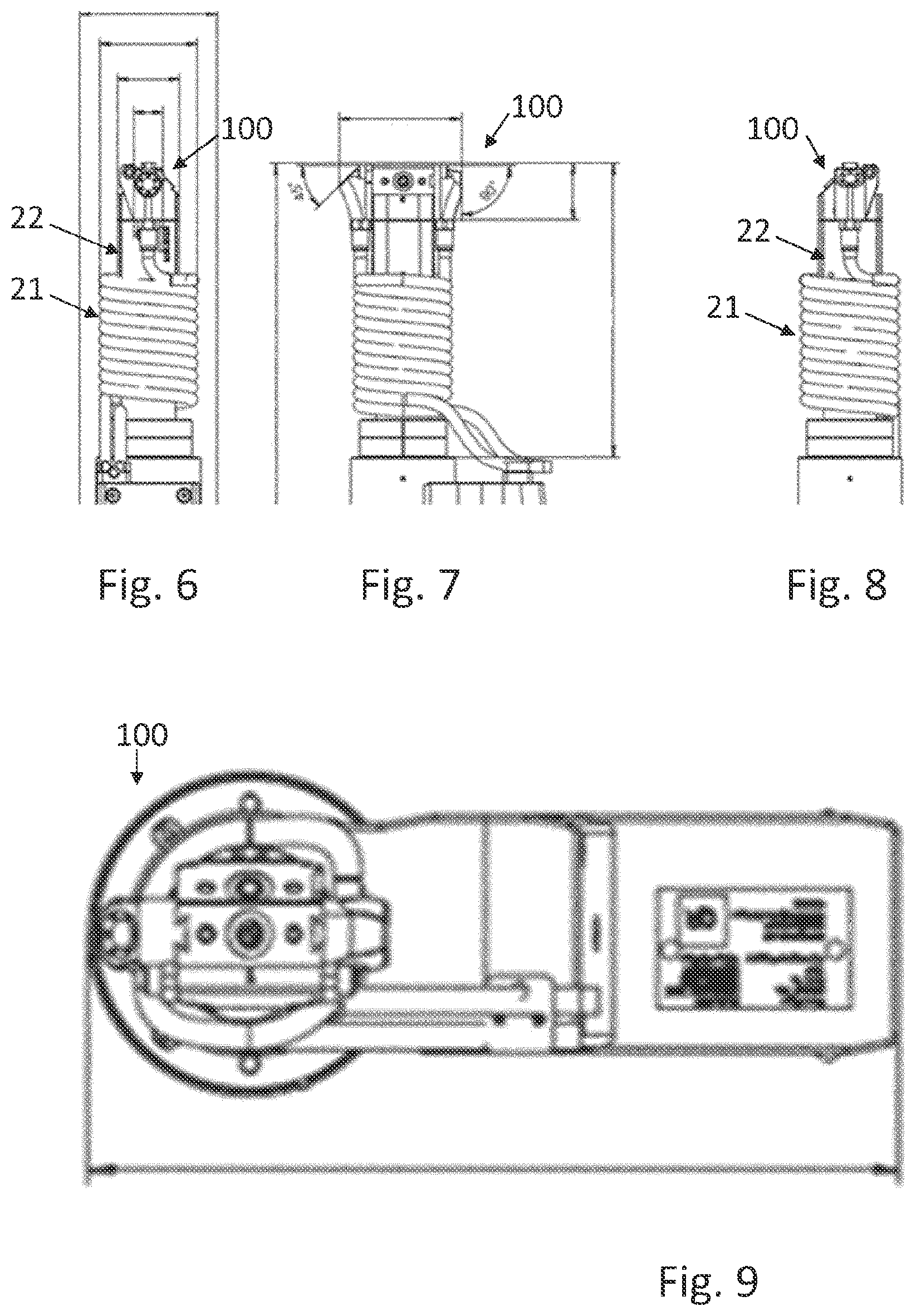 Patent US12551906 Figure 6 – Device for applying an application agent and comprising a cleaning arrangement for dispensing a cleaning fluid
