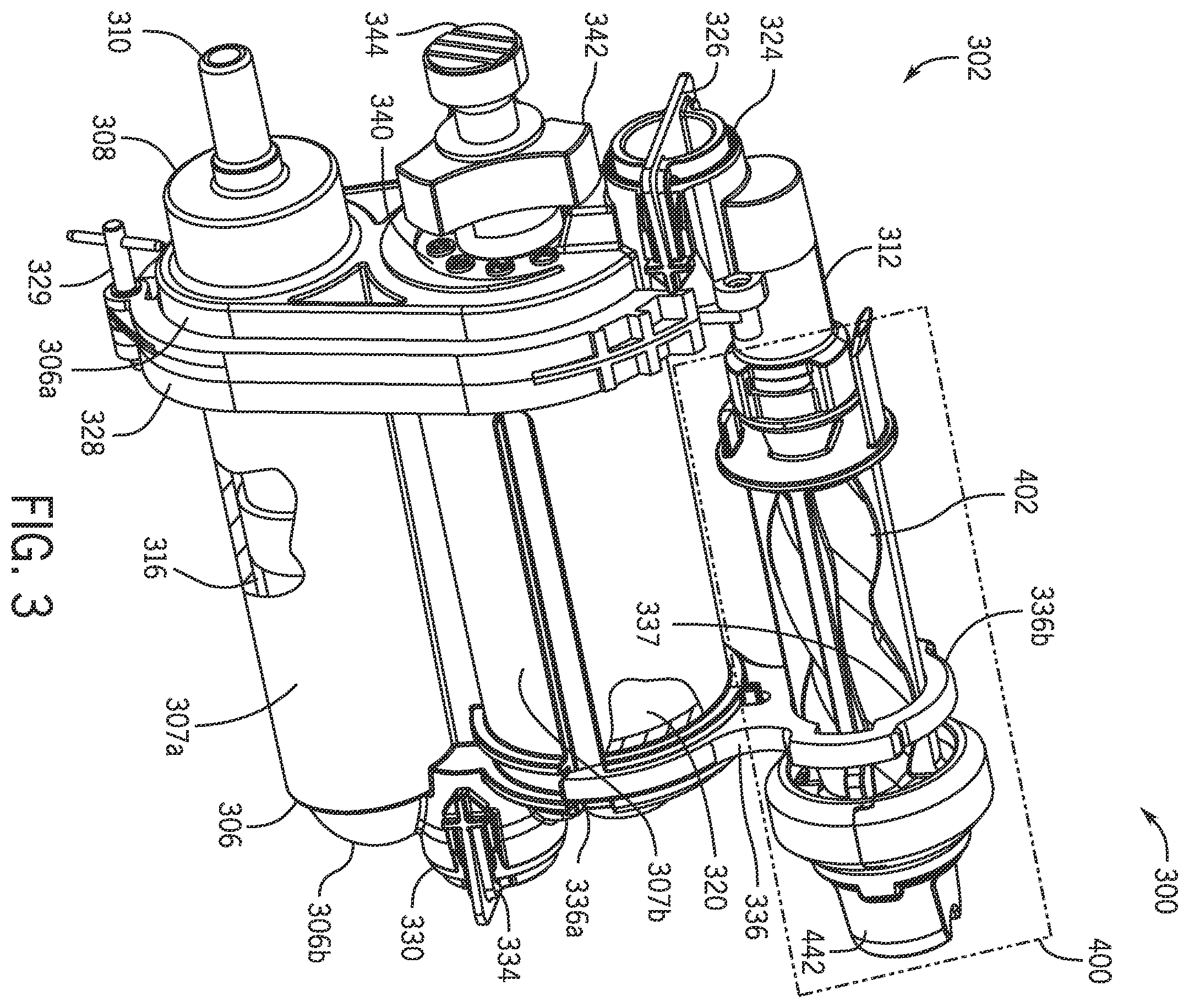 Patent US12551910 Figure 3 – Foam generating device