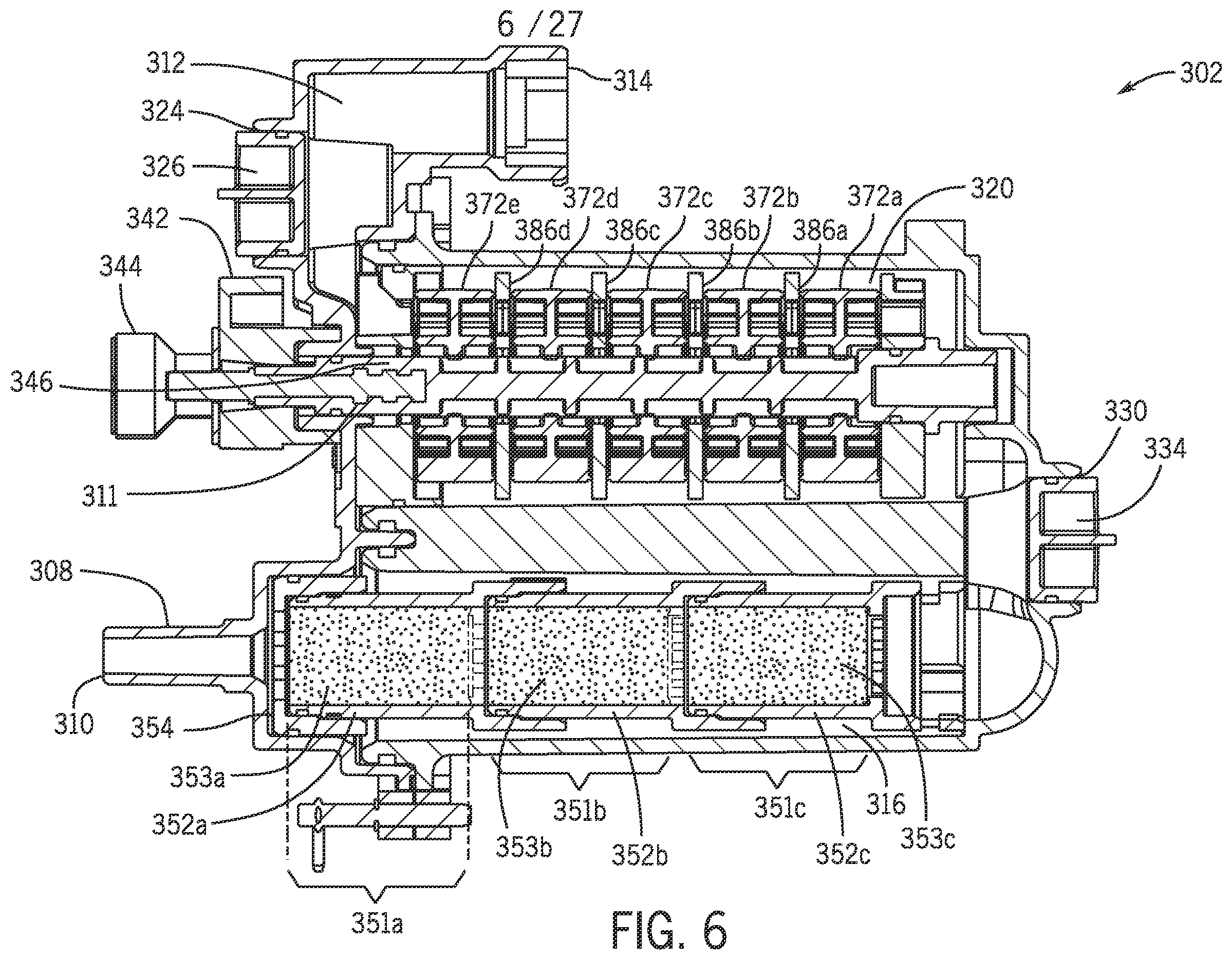 Patent US12551910 Figure 6 – Foam generating device