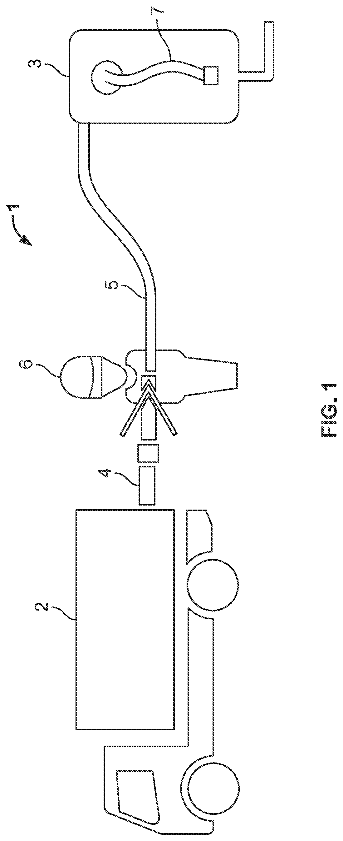 Patent US12551916 Figure 1 – Cleaning receptacle for cryogenic fluid fueling nozzle