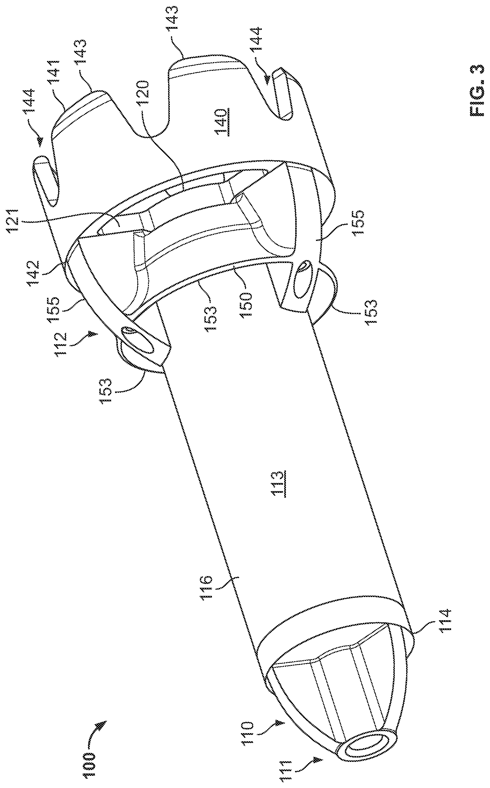 Patent US12551916 Figure 3 – Cleaning receptacle for cryogenic fluid fueling nozzle