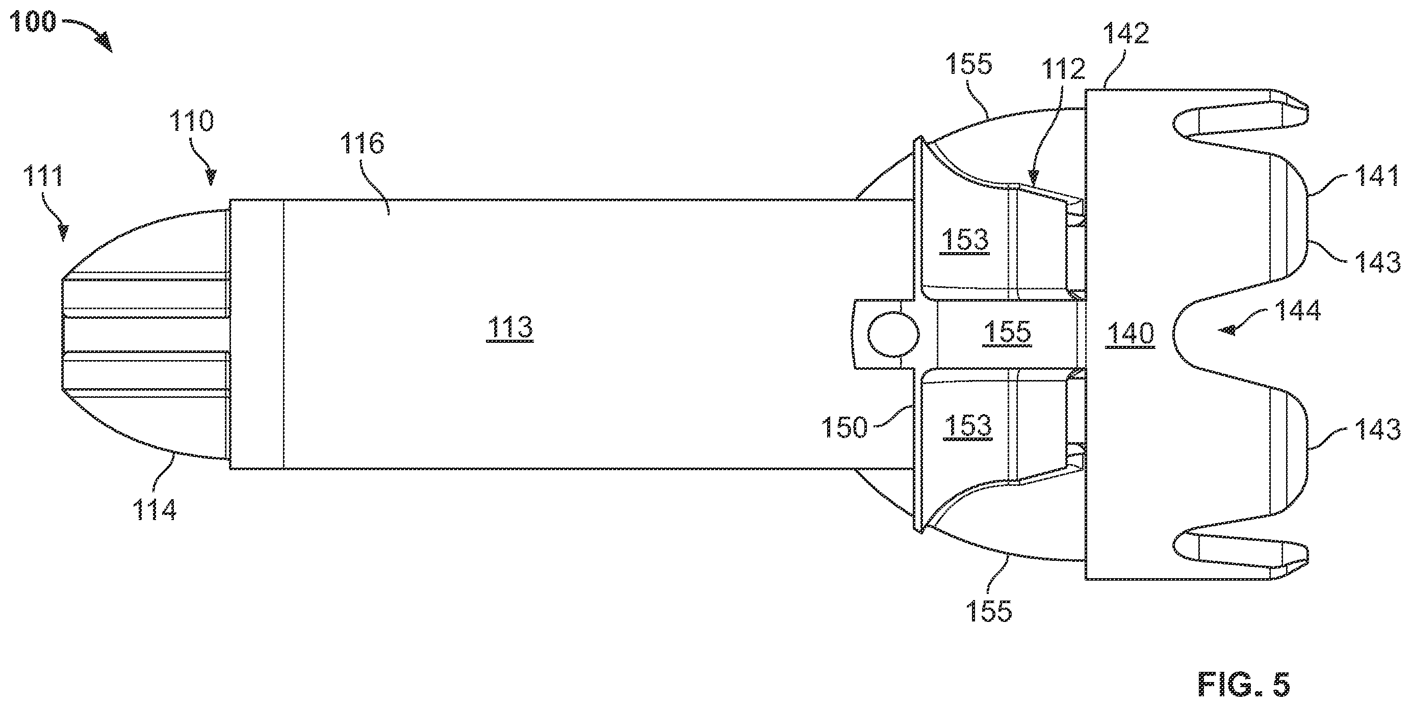Patent US12551916 Figure 5 – Cleaning receptacle for cryogenic fluid fueling nozzle