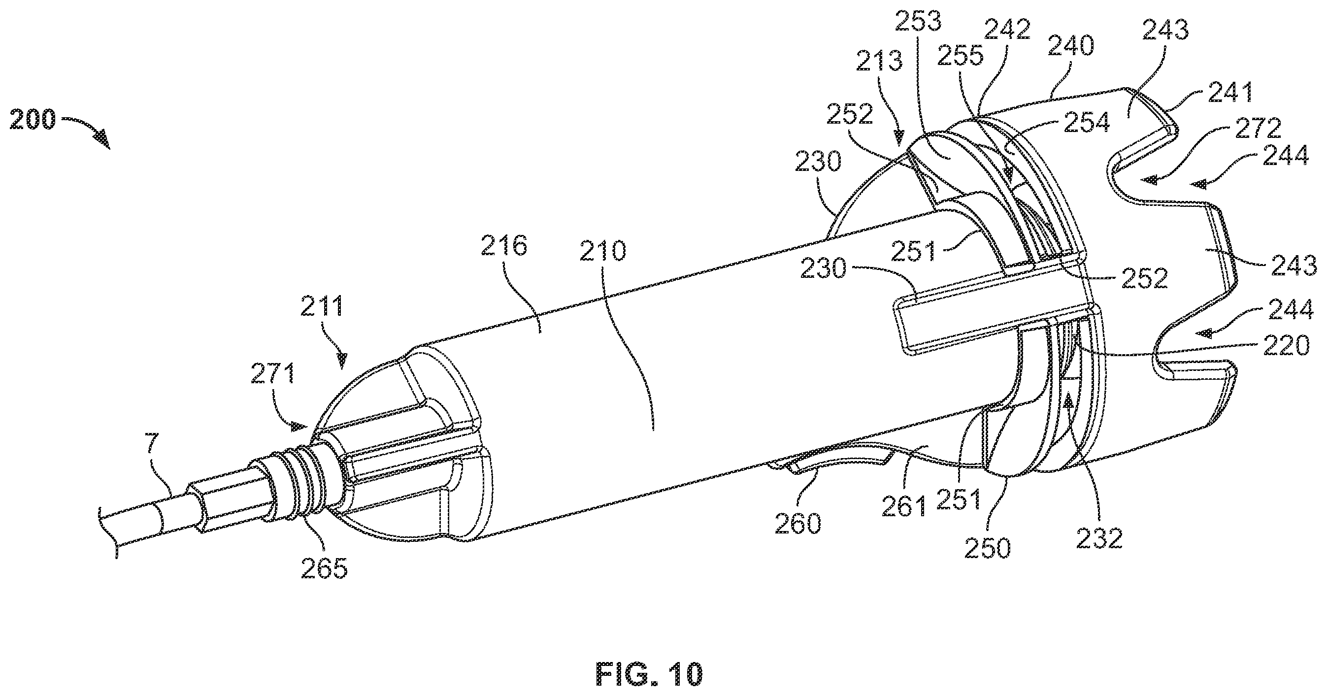 Patent US12551916 Figure 10 – Cleaning receptacle for cryogenic fluid fueling nozzle