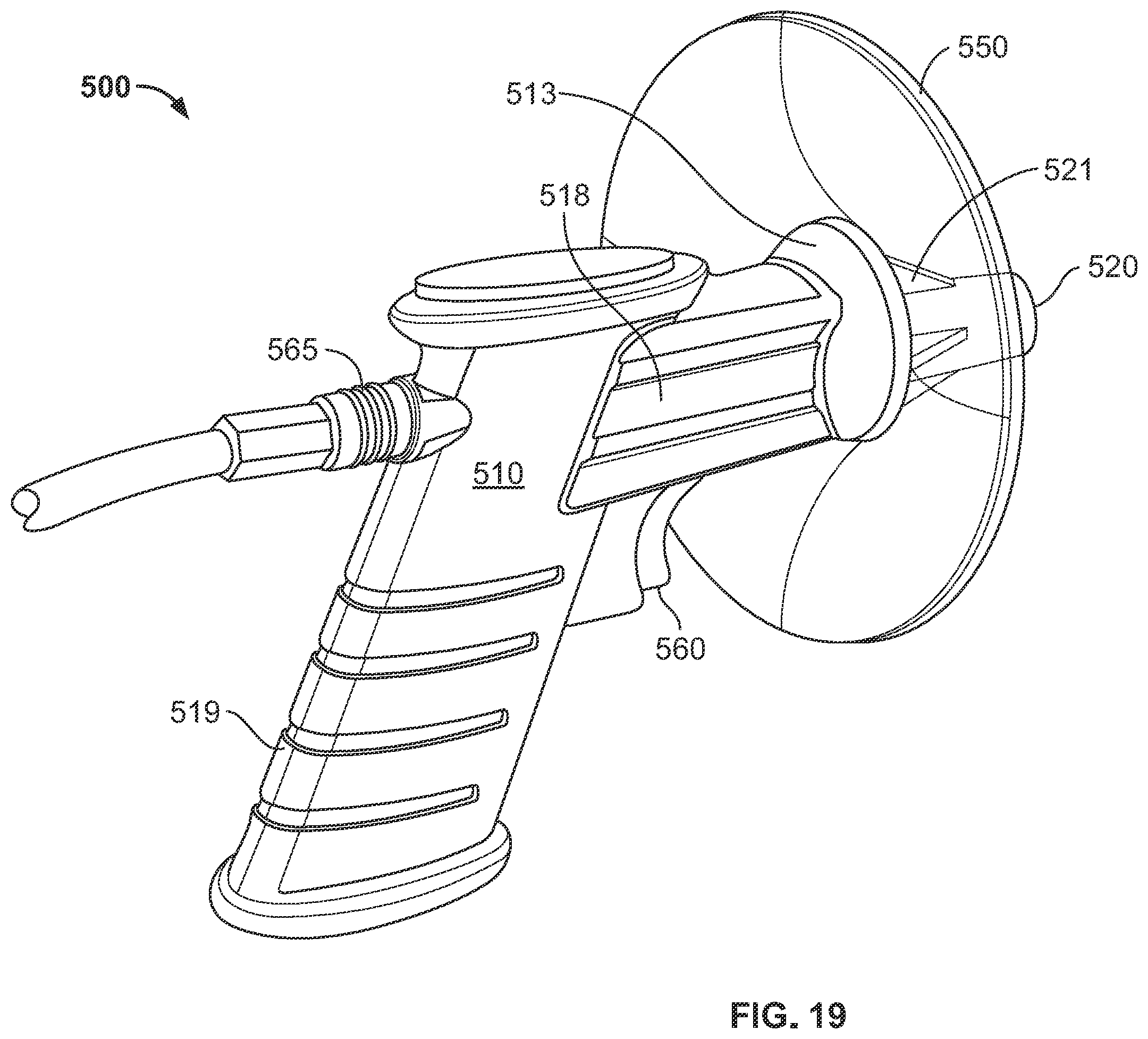 Patent US12551916 Figure 19 – Cleaning receptacle for cryogenic fluid fueling nozzle