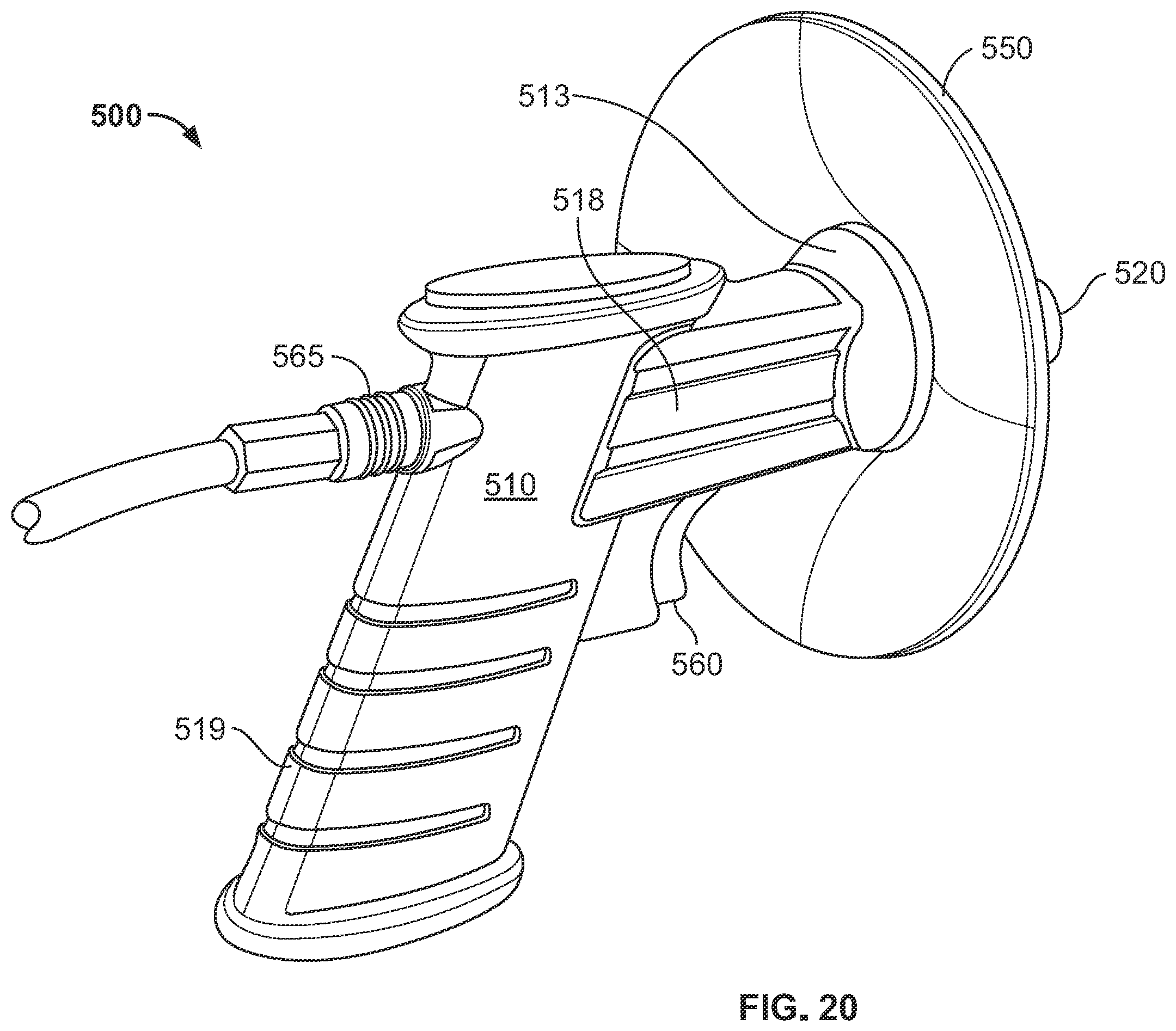 Patent US12551916 Figure 20 – Cleaning receptacle for cryogenic fluid fueling nozzle