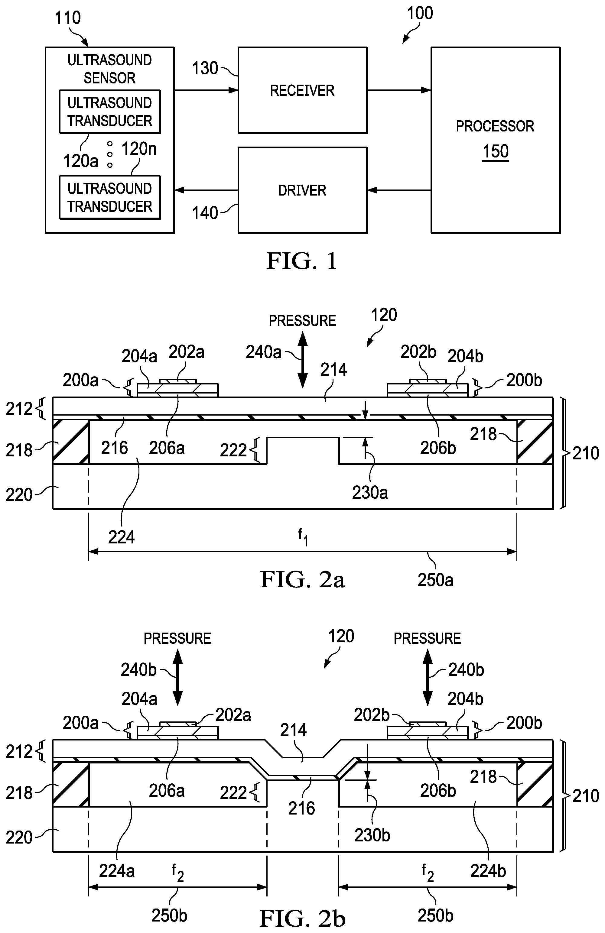 Patent US12551927 — Multi-frequency hybrid piezo actuation and capactive transducer — Figure 1