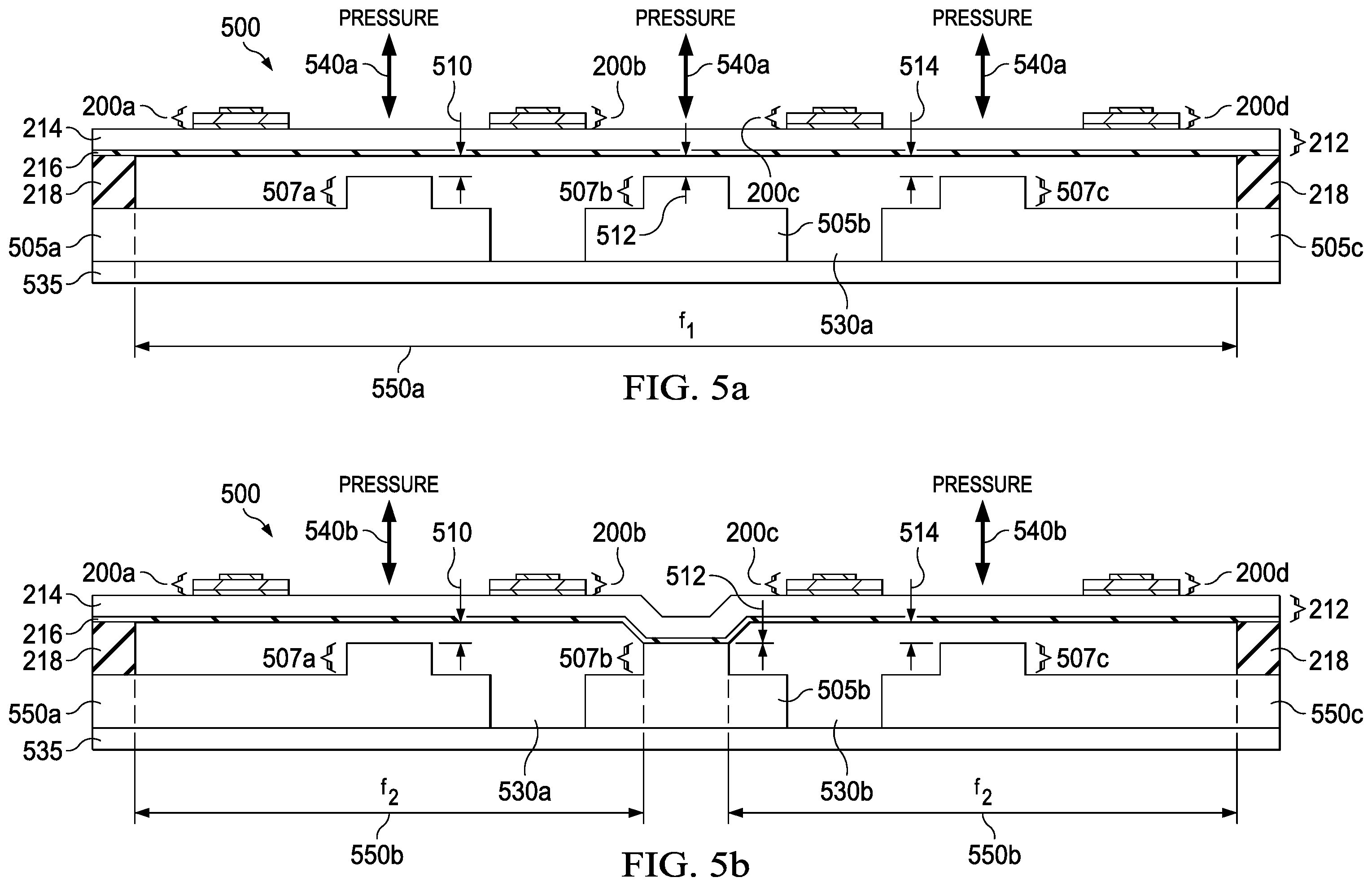Patent US12551927 Figure 5 – Multi-frequency hybrid piezo actuation and capactive transducer