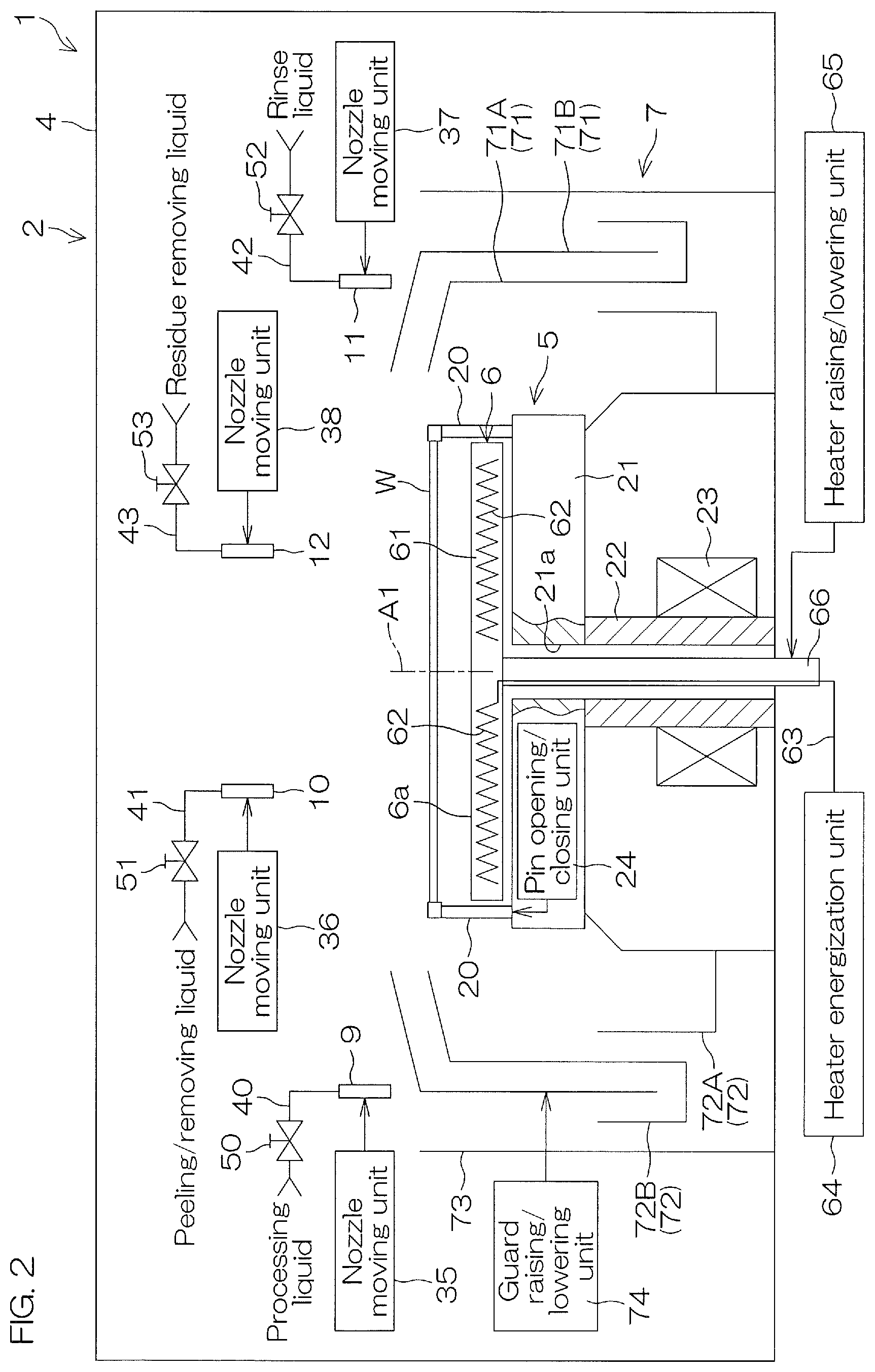 Patent US12551935 Figure 2 – Substrate processing method, substrate processing apparatus, and processing liquid