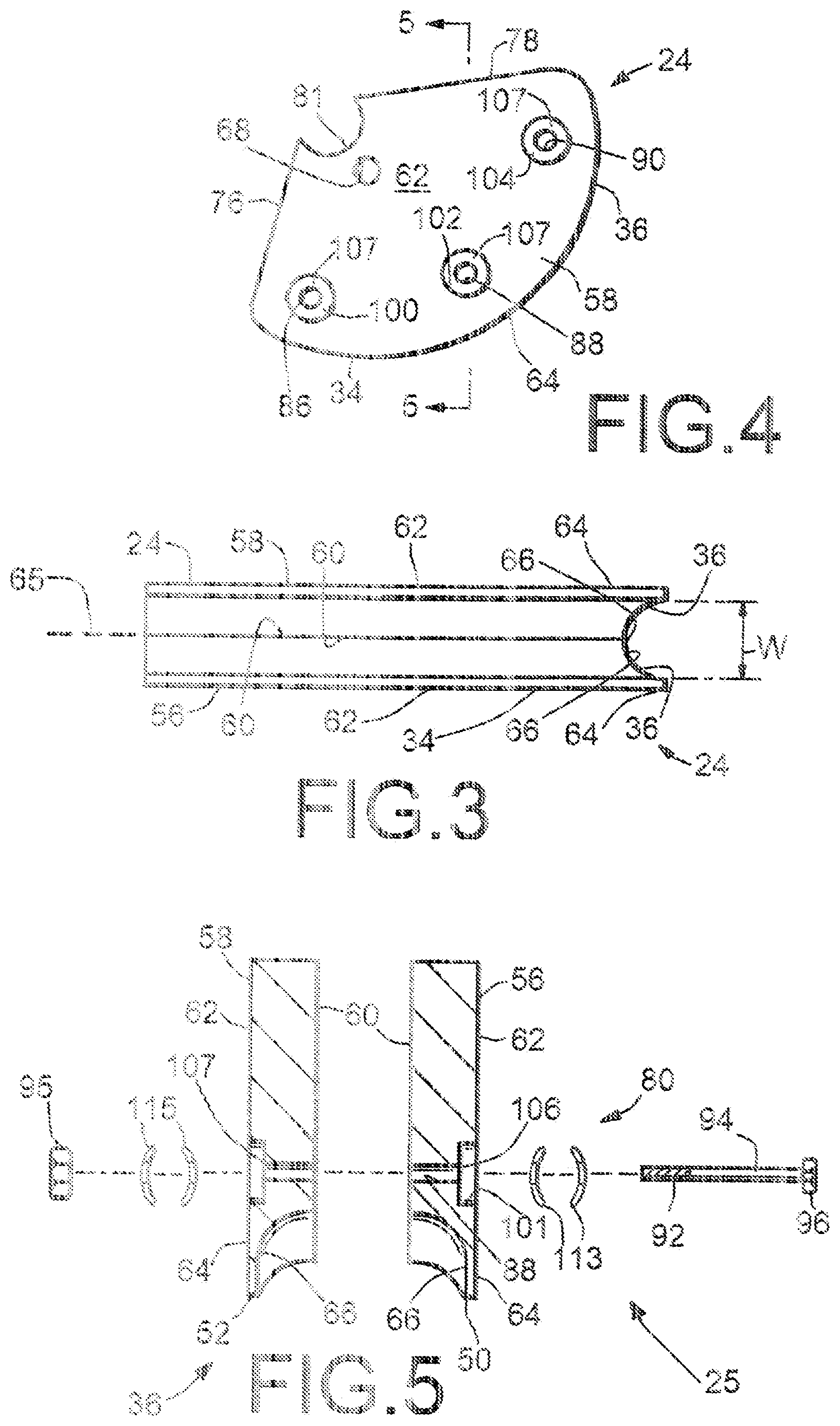 Patent US12551940 Figure 3 – Width-expandable shoe with spacing preset for conduit bending apparatus and an associated method