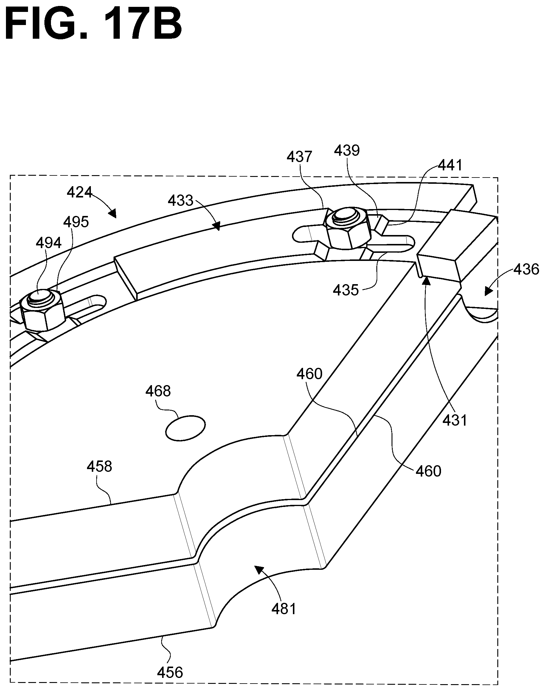 Patent US12551940 Figure 12 – Width-expandable shoe with spacing preset for conduit bending apparatus and an associated method