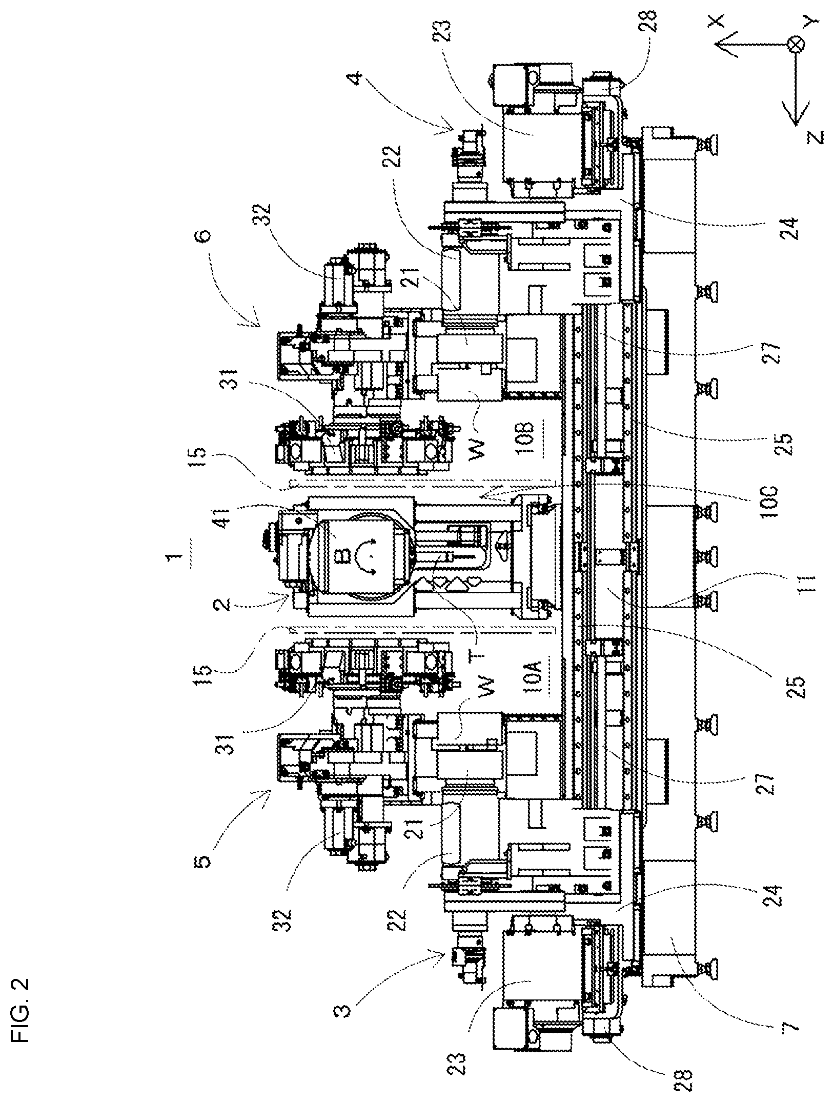 Patent US12551951 Figure 2 – Combined working machine