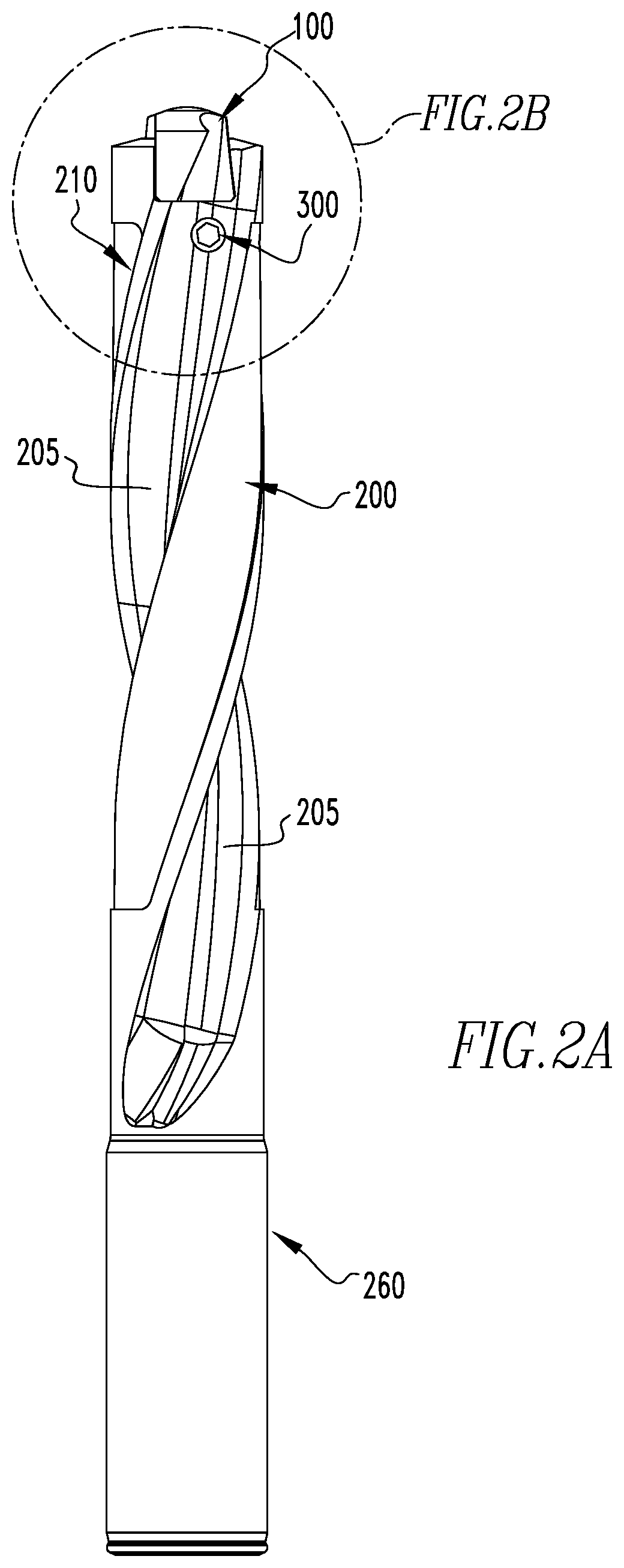 Patent US12551953 Figure 2 – Modular drill with cam clamping
