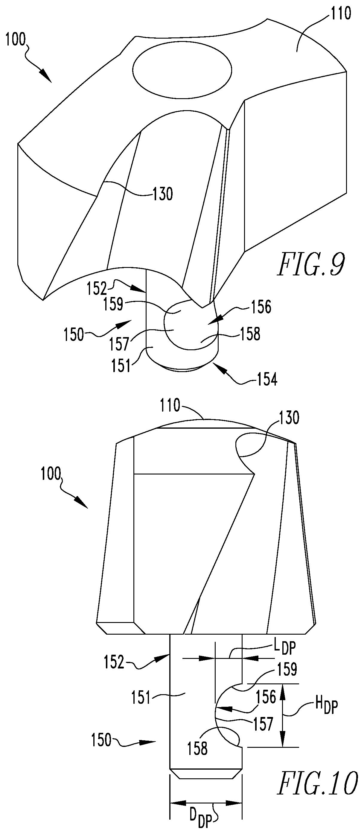 Patent US12551953 Figure 8 – Modular drill with cam clamping