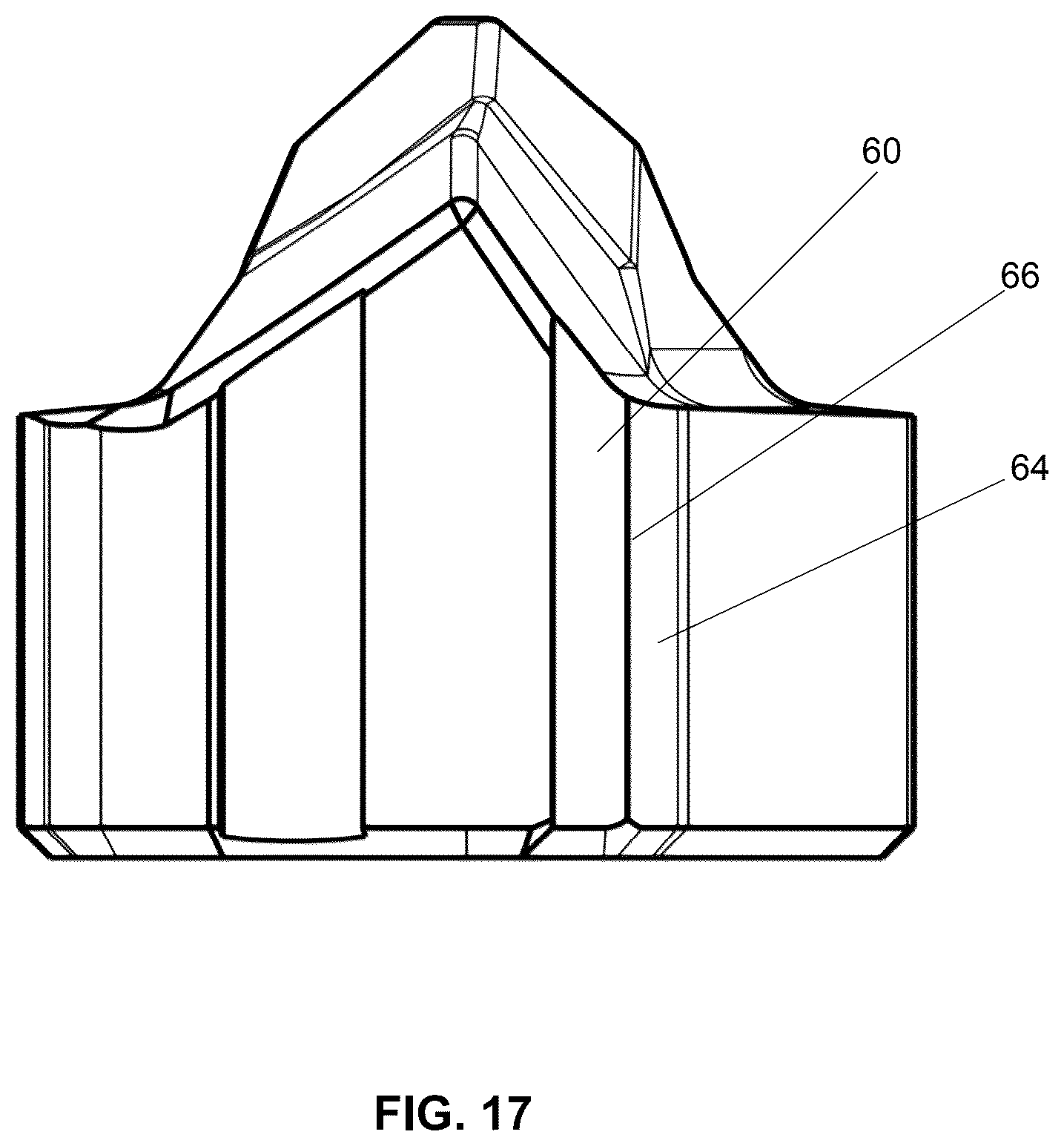 Patent US12551954 Figure 17 – One-piece cutting head for a drill bit