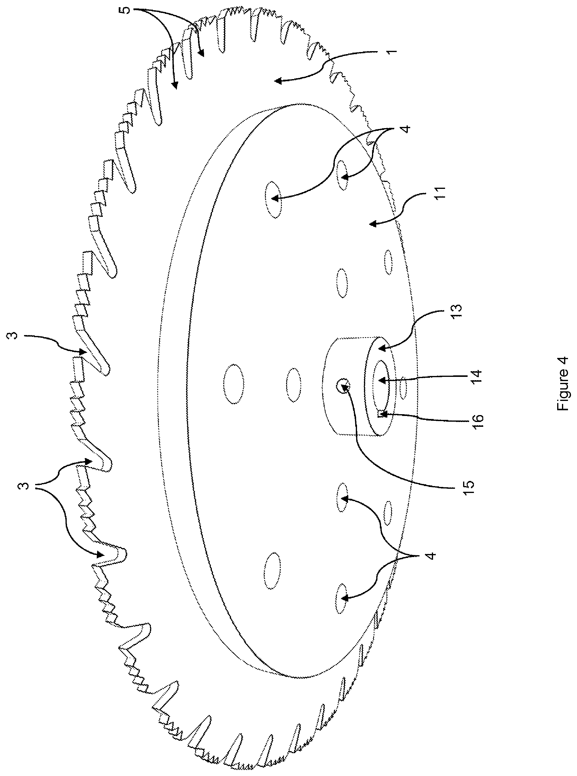 Patent US12551956 Figure 4 – Circular blade and device for cutting ice tubes