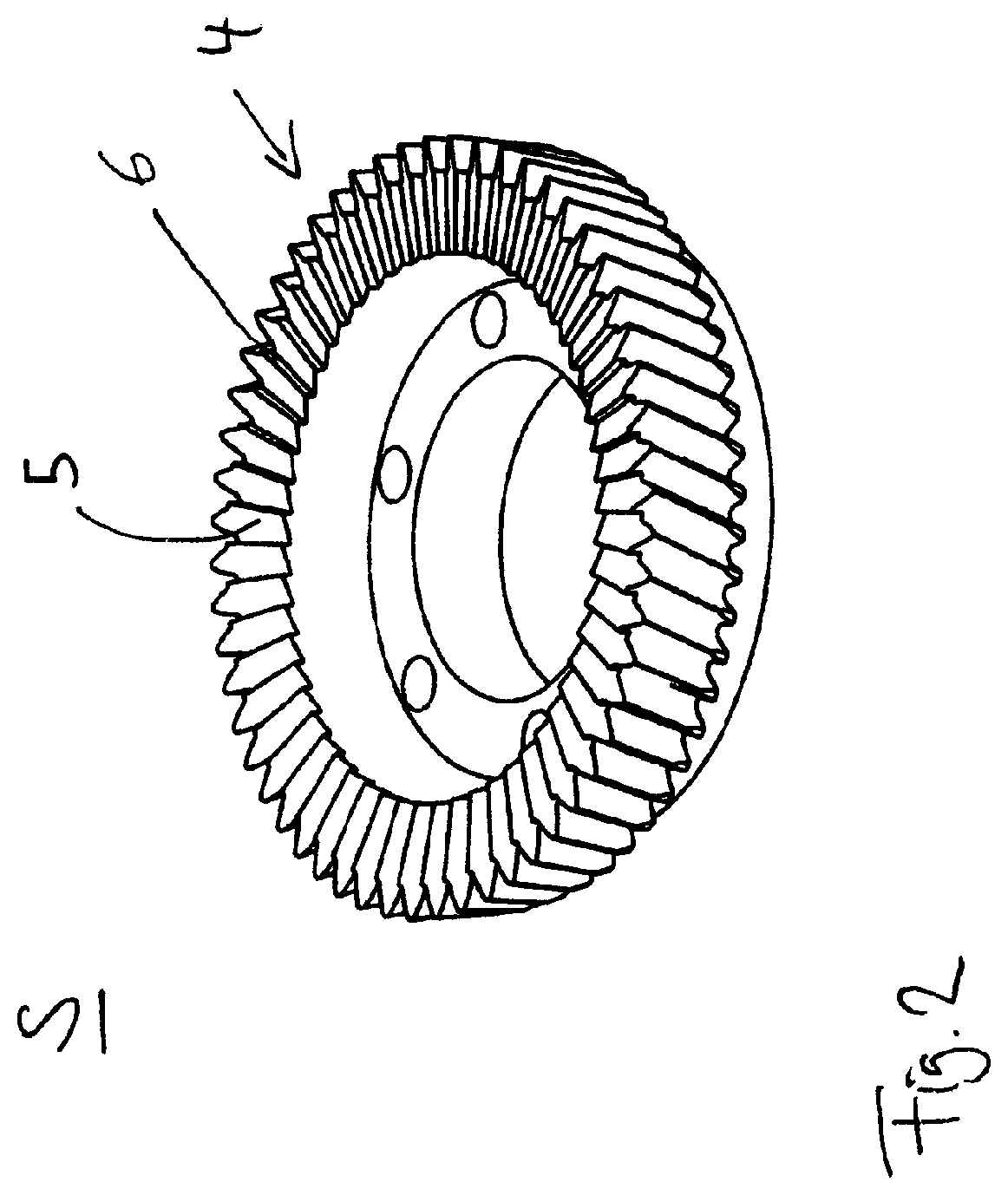 Patent US12551958 Figure 2 – Method for producing or machining, by cutting, an identical set of teeth on each of a plurality of workpieces, and machine group and control program therefor