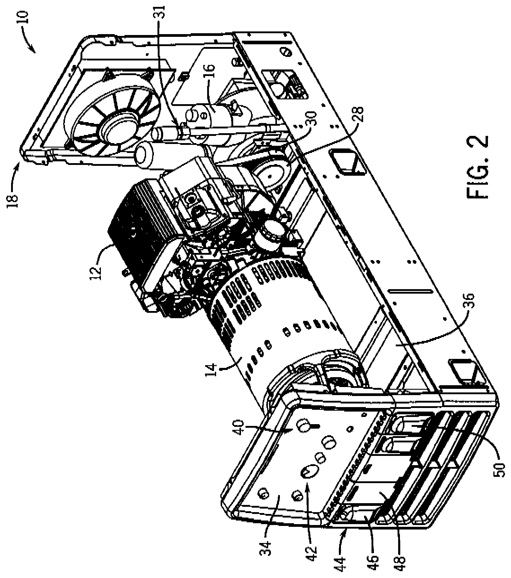 Patent US12551962 Figure 2 – Engine-driven air compressor/generator load priority control system and method