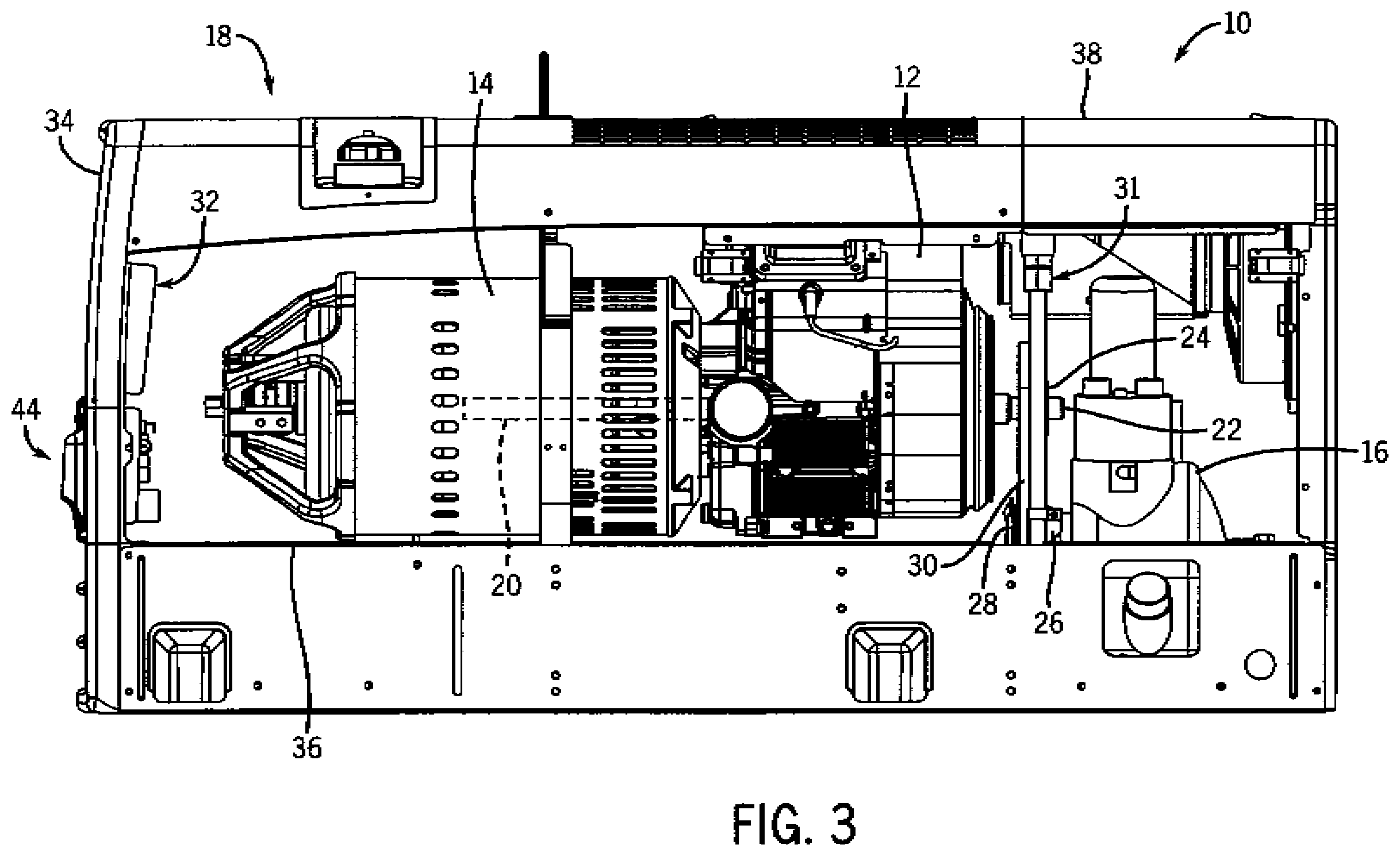 Patent US12551962 Figure 3 – Engine-driven air compressor/generator load priority control system and method