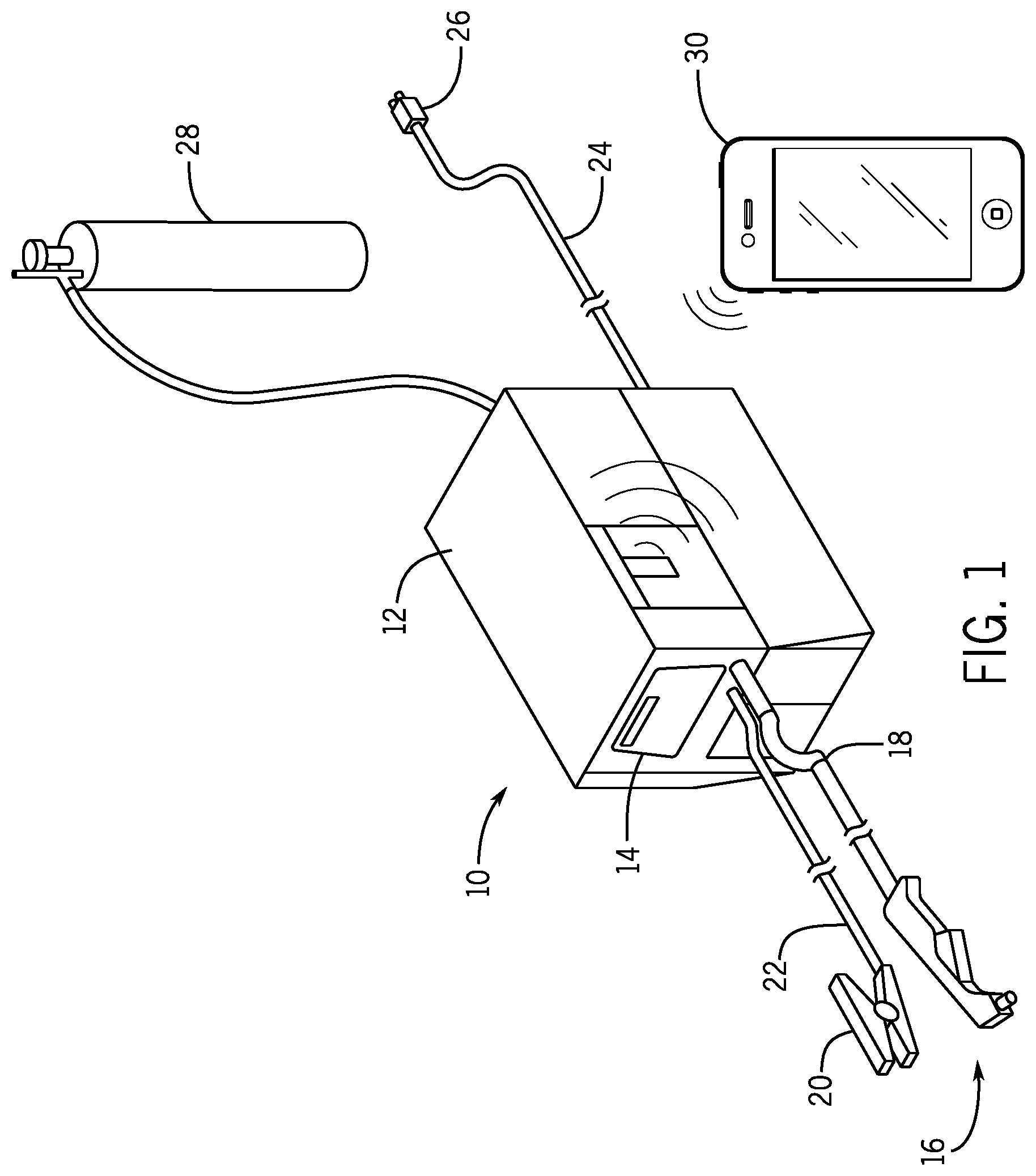 Patent US12551963 — Systems and methods for providing location services for a welding power supply — Figure 1