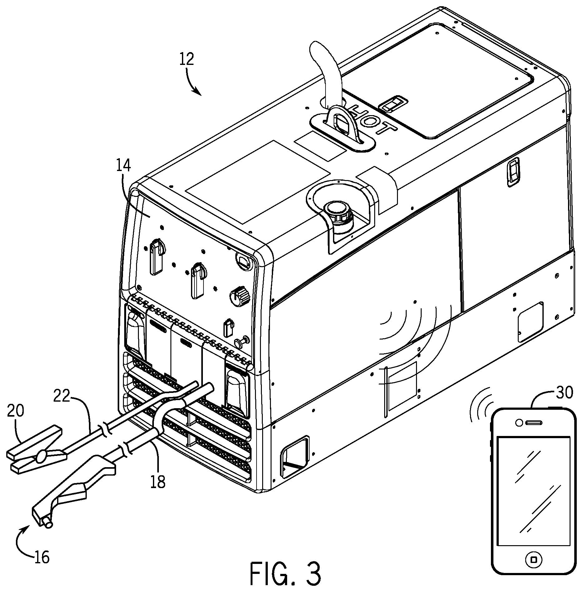 Patent US12551963 Figure 3 – Systems and methods for providing location services for a welding power supply