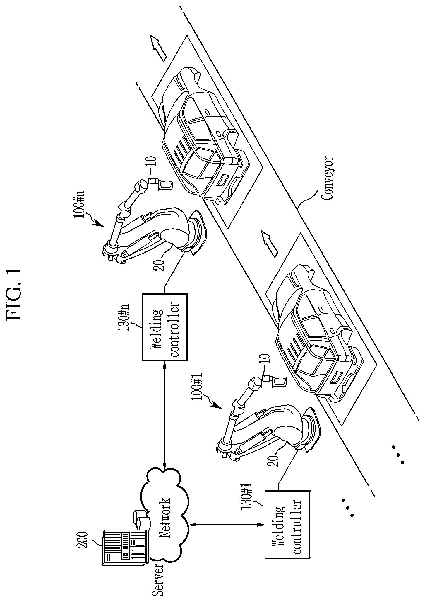 Patent US12551967 Figure 1 – Resistance spot welding control system and method thereof