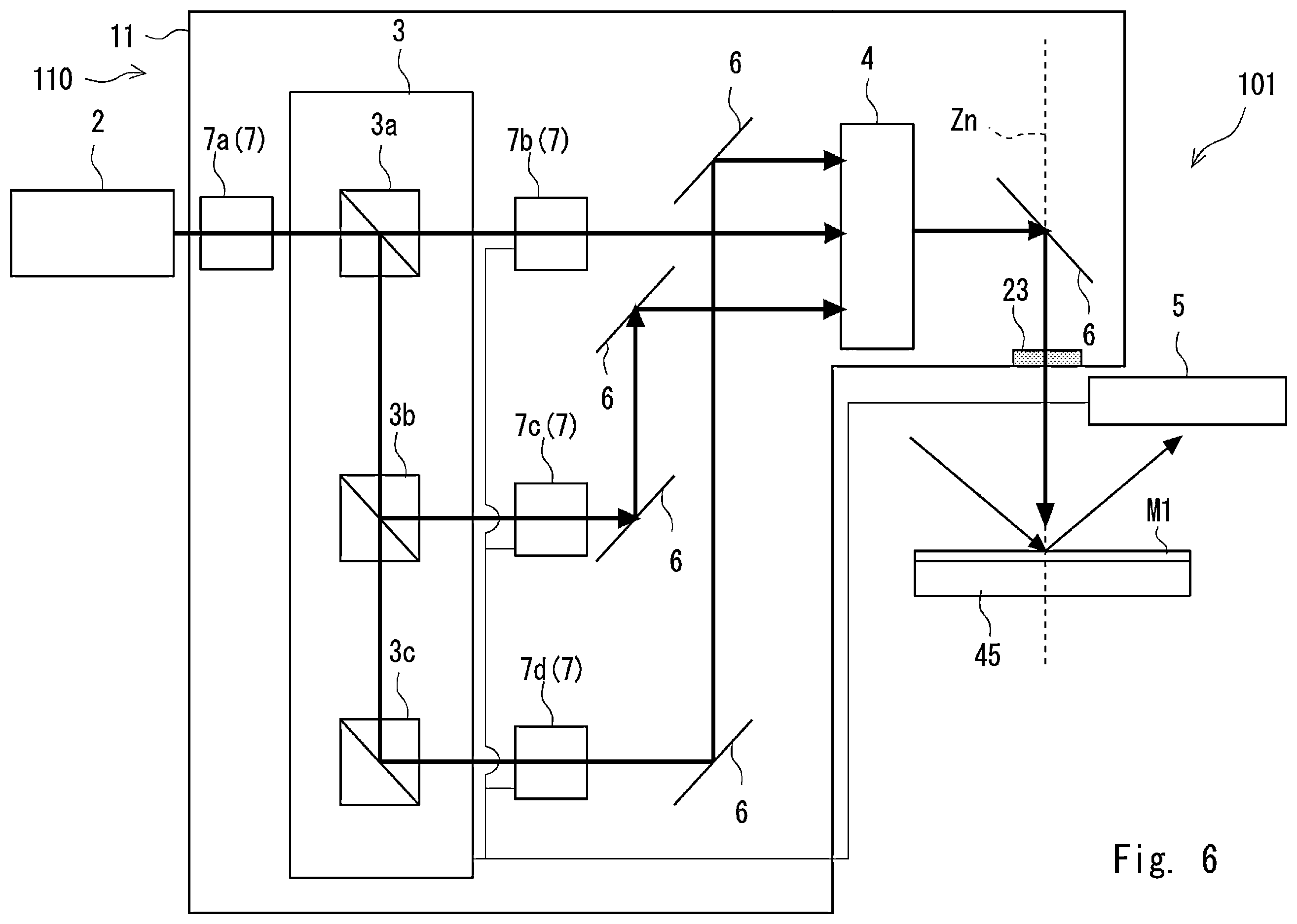 Patent US12551971 Figure 6 – Laser processing apparatus, laser processing method, and method for manufacturing semiconductor apparatus