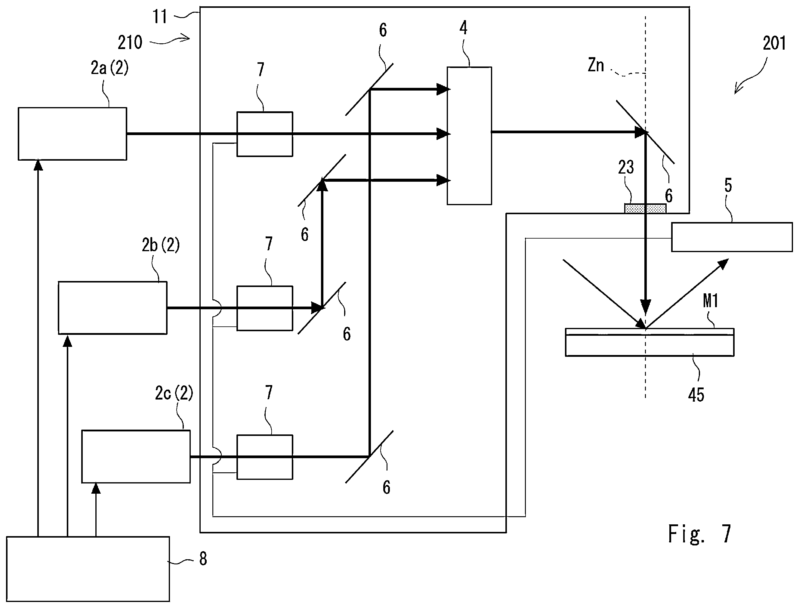 Patent US12551971 Figure 7 – Laser processing apparatus, laser processing method, and method for manufacturing semiconductor apparatus
