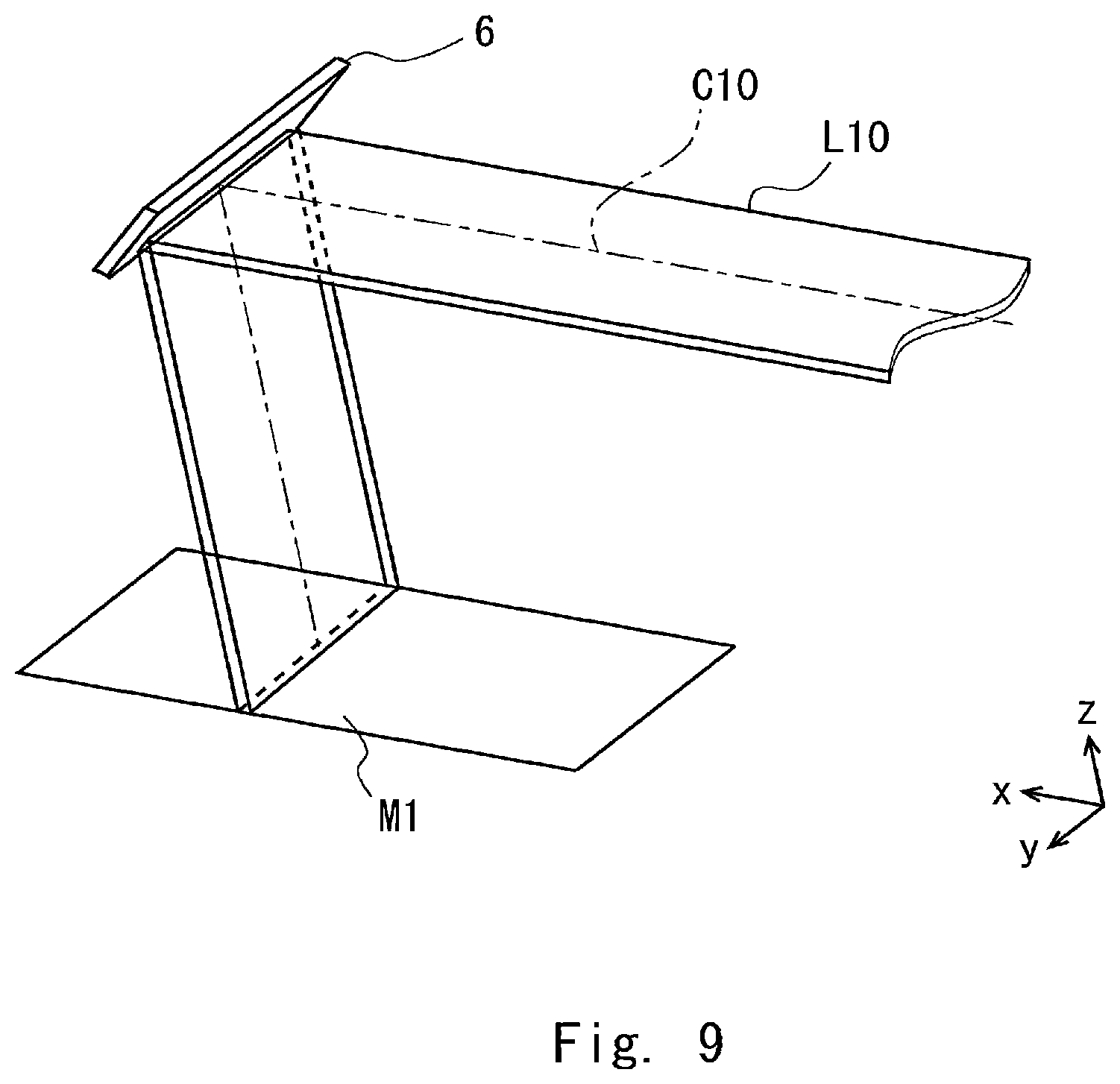 Patent US12551971 Figure 9 – Laser processing apparatus, laser processing method, and method for manufacturing semiconductor apparatus