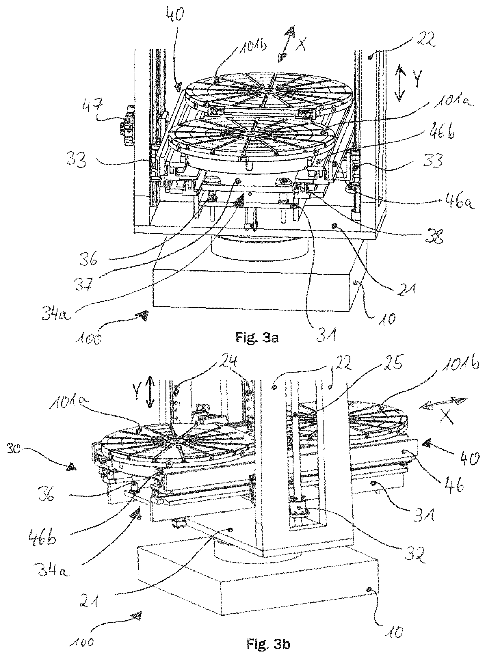 Patent US12551977 Figure 3 – Handling system and handling device for handling workpiece pallets