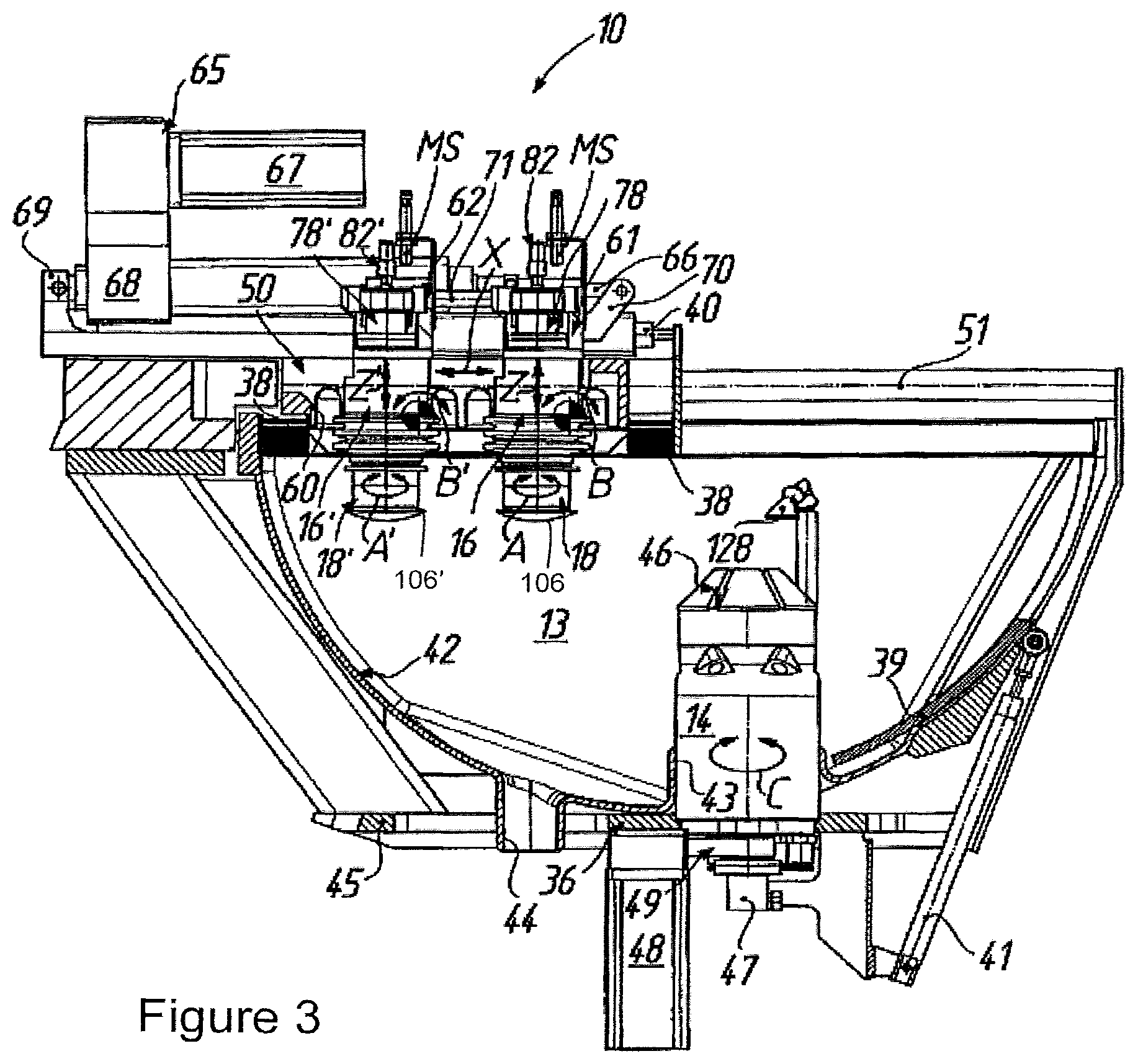 Patent US12551979 Figure 3 – Surfacing station for manufacturing optical elements and related manufacturing facility