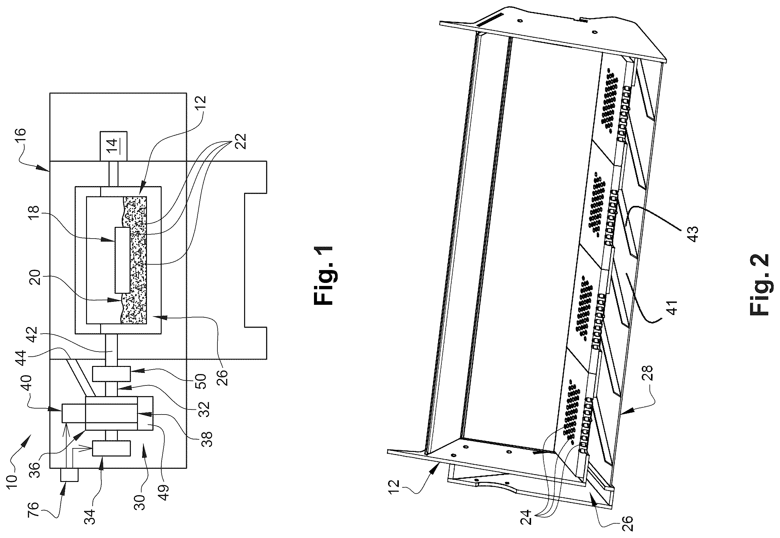 Patent US12551980 Figure 1 – Degreasing and dry deburring machine with a suction system, and associated method