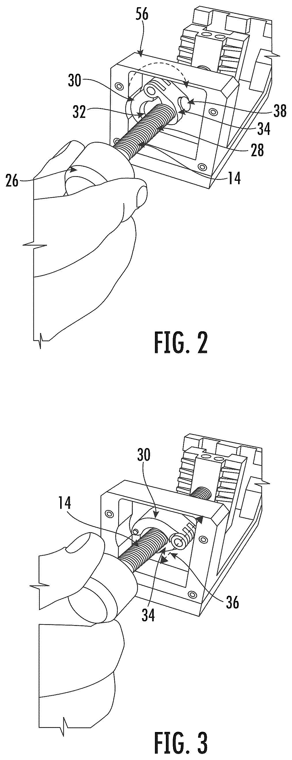 Patent US12551985 Figure 2 – Clamp locking mechanism
