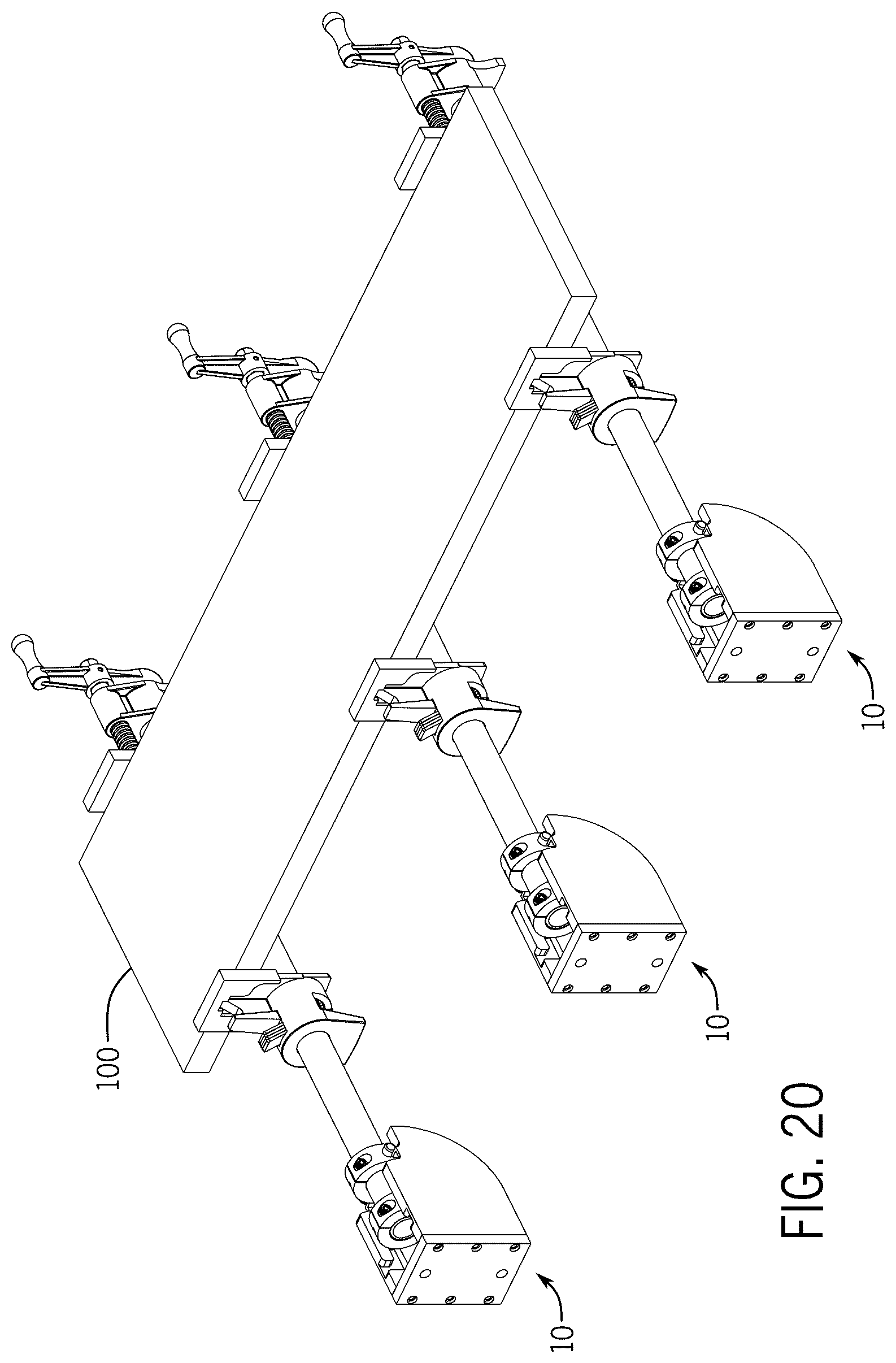 Patent US12551986 Figure 11 – Systems and methods for suspending clamped projects