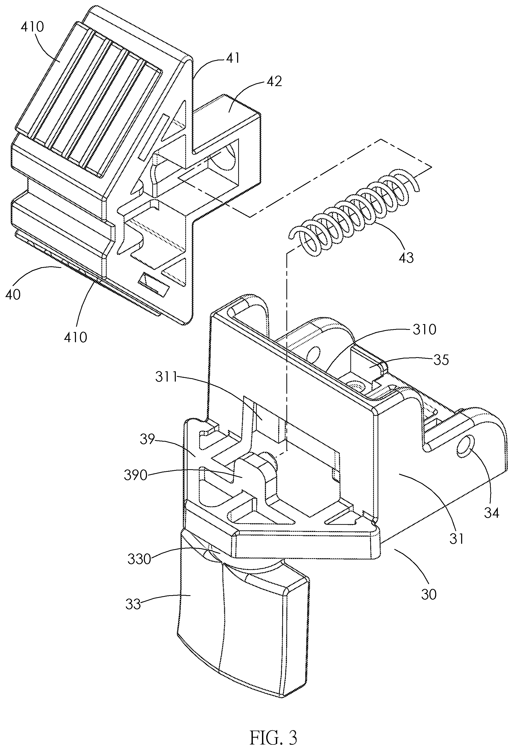 Patent US12551987 Figure 3 – Corner clamp for woodworking