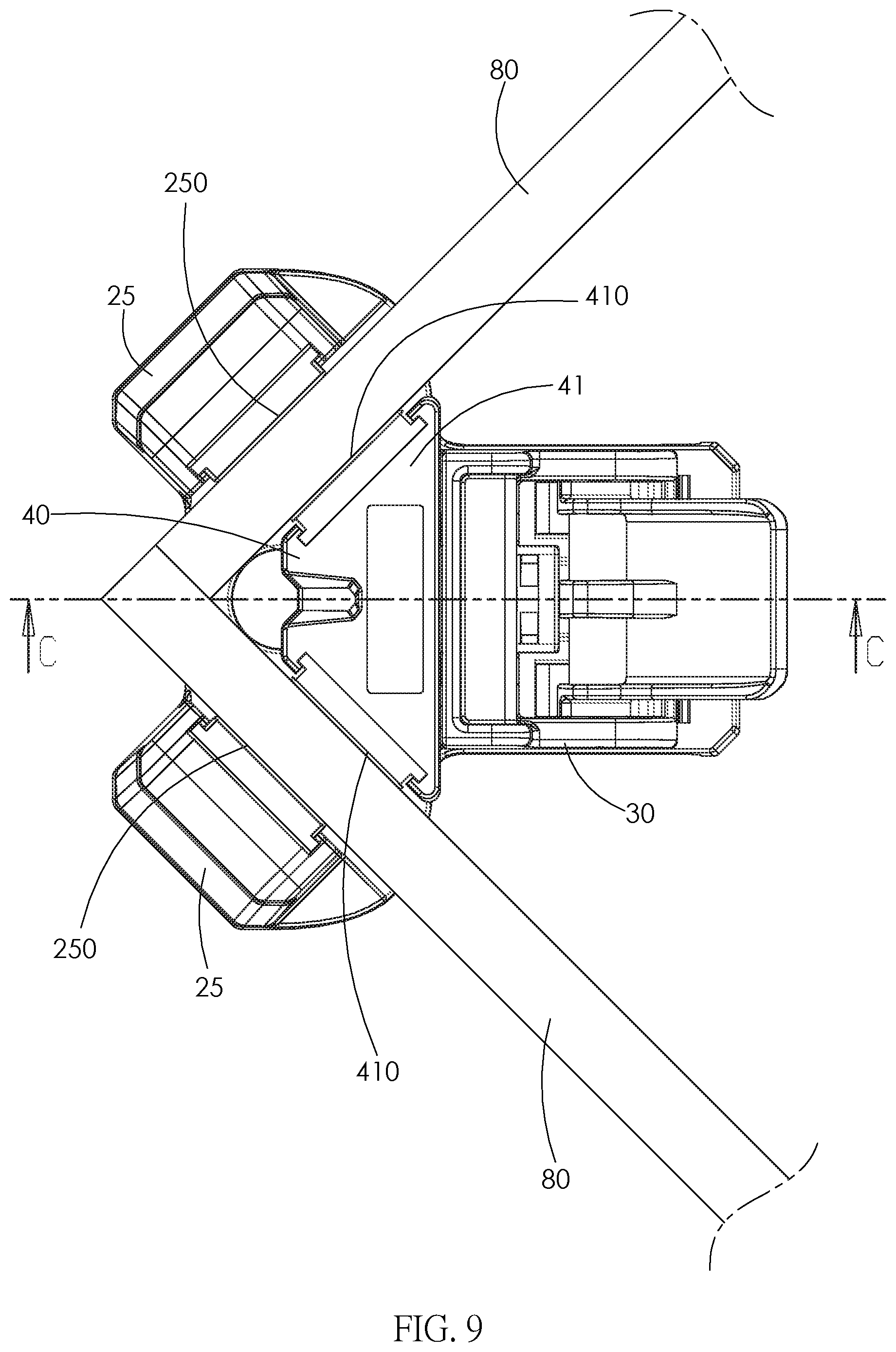 Patent US12551987 Figure 8 – Corner clamp for woodworking