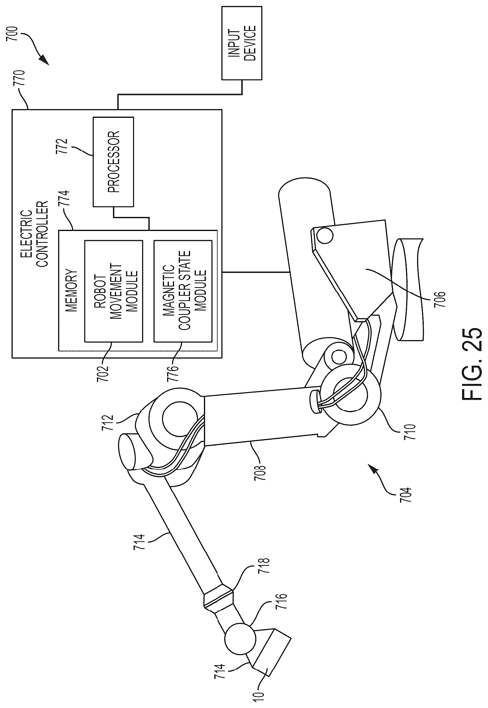 Patent US12551988 Figure 18 – Magnetic coupling device with at least one of a sensor arrangement and a degauss capability