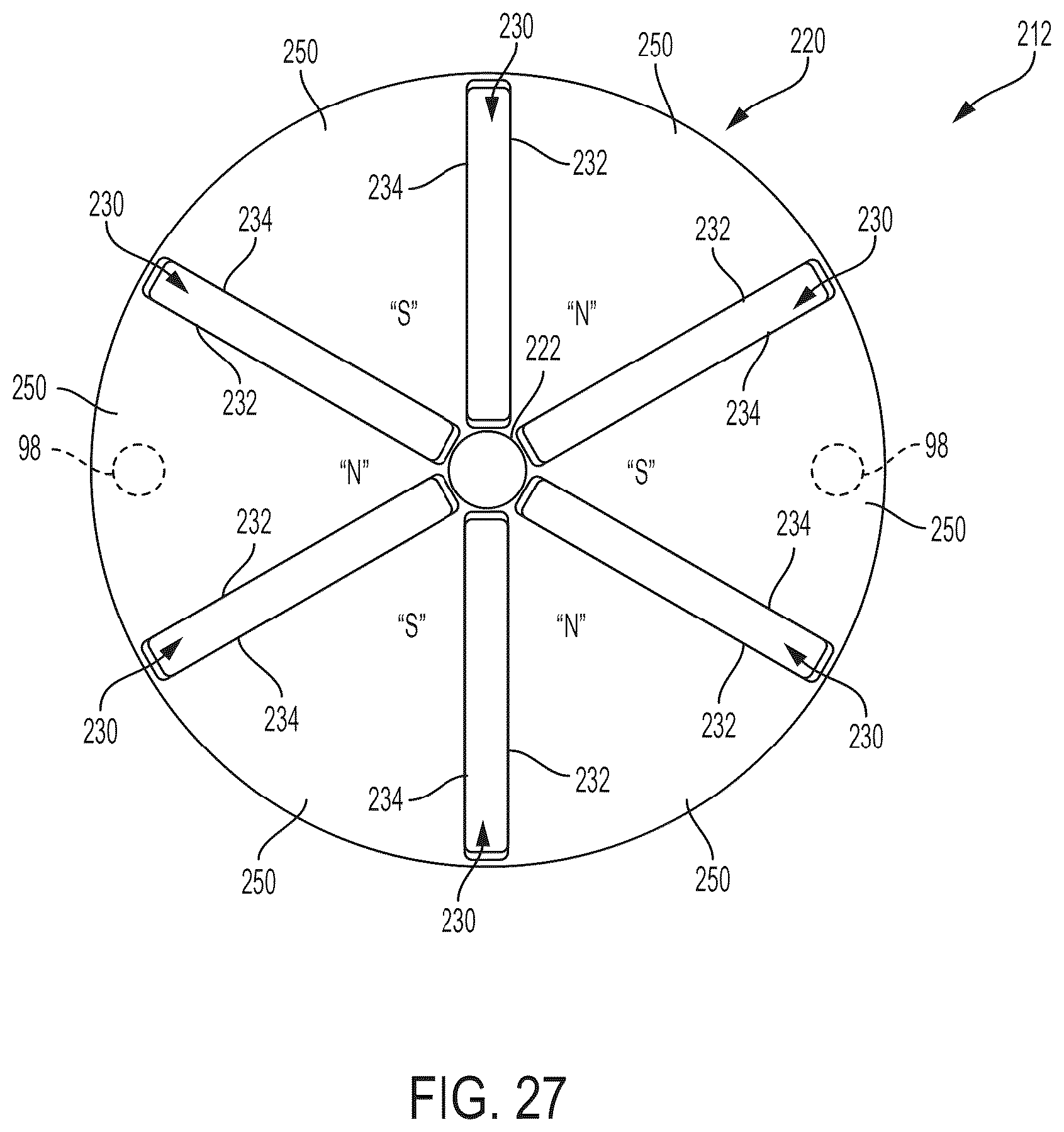 Patent US12551988 Figure 20 – Magnetic coupling device with at least one of a sensor arrangement and a degauss capability