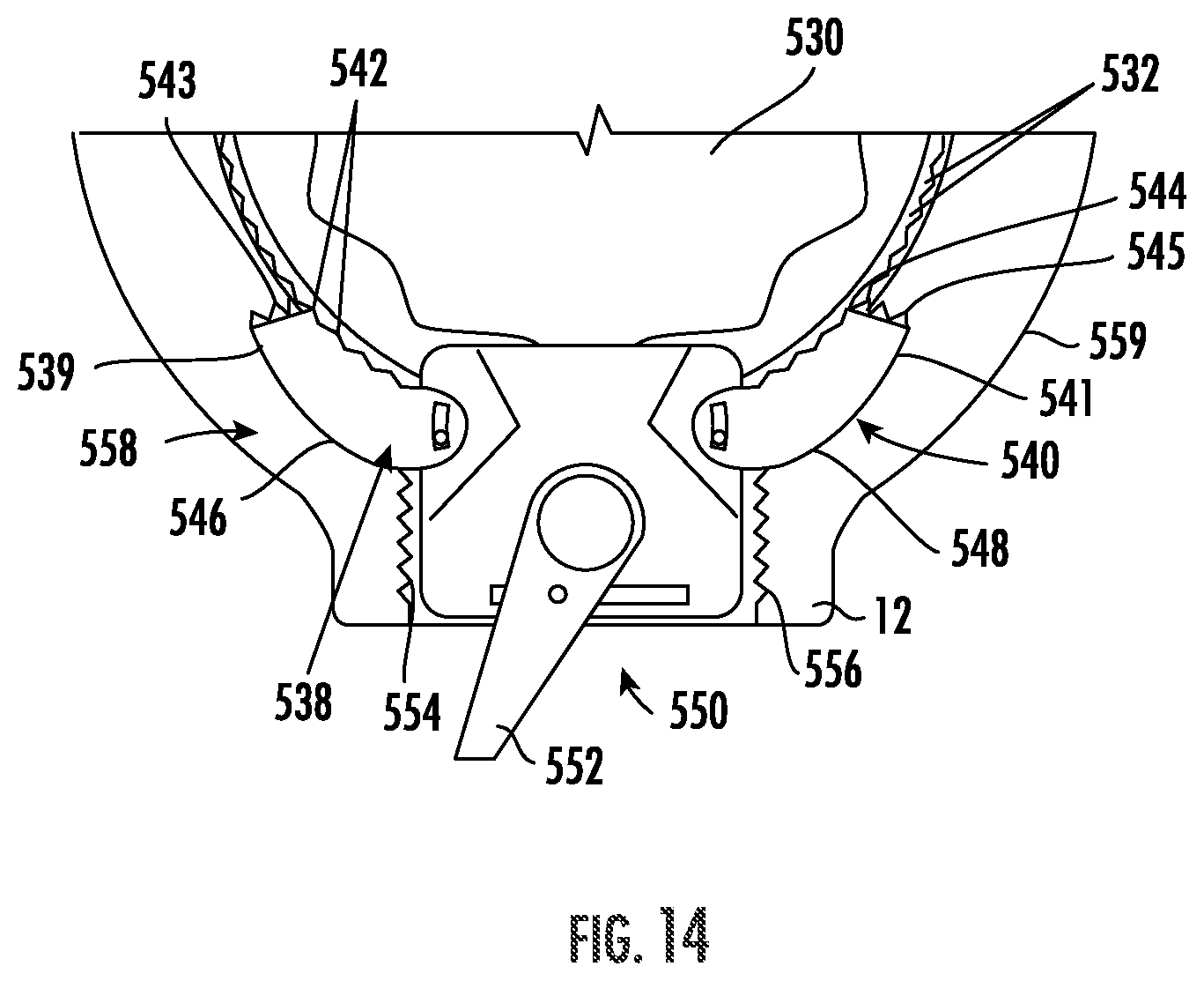 Patent US12551991 Figure 11 – Tool with ratchet mechanism