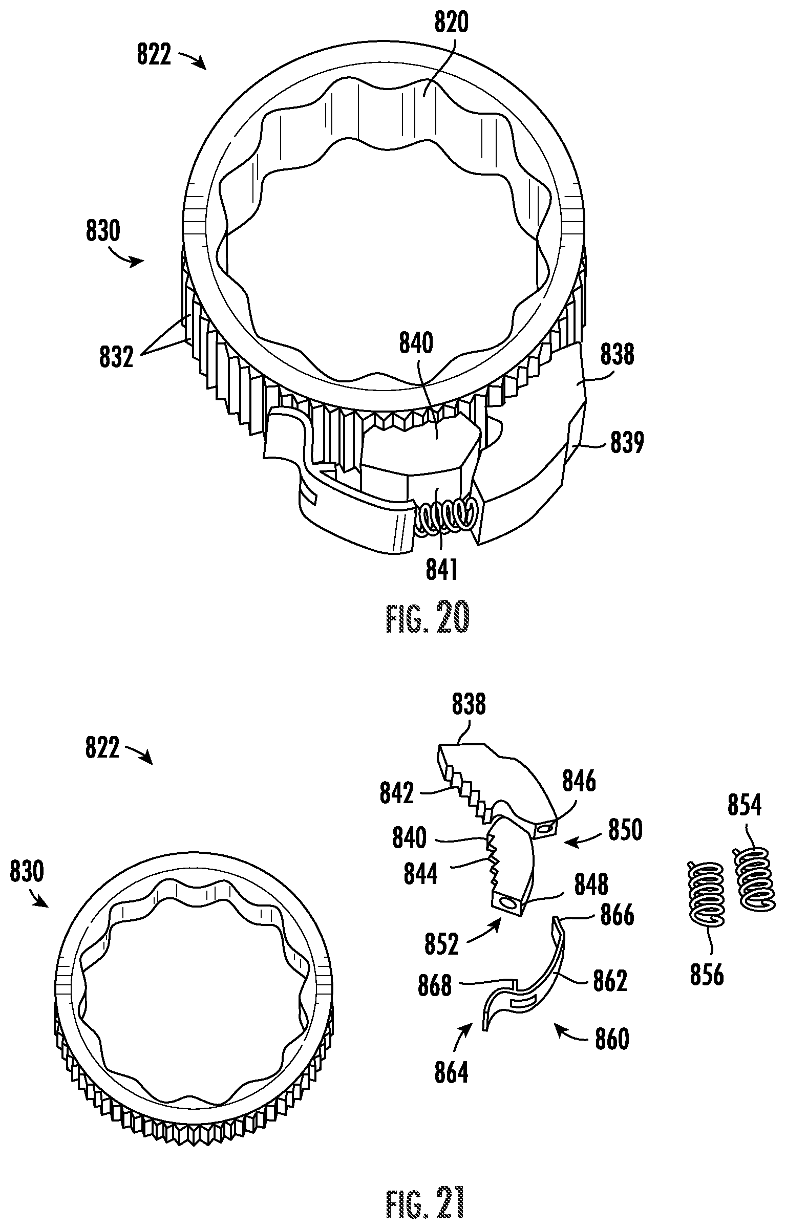 Patent US12551991 Figure 15 – Tool with ratchet mechanism