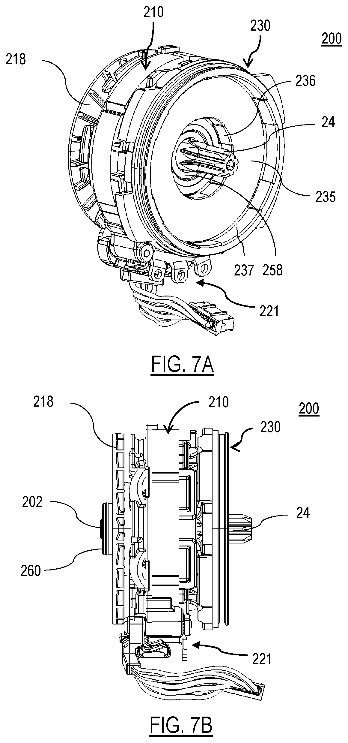 Patent US12551993 Figure 8 – Power tool with compact motor assembly