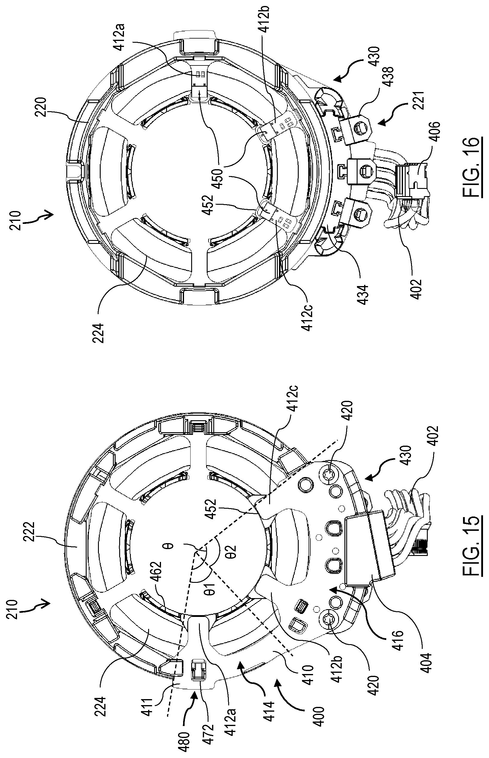 Patent US12551993 Figure 13 – Power tool with compact motor assembly